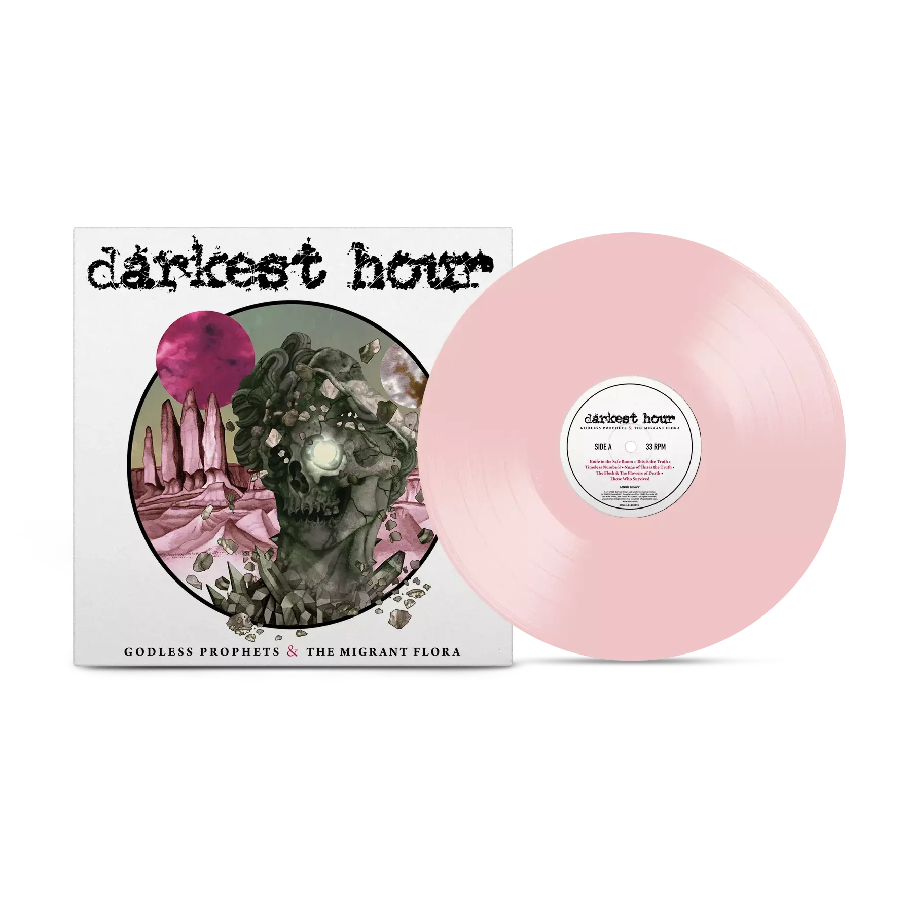 DARKEST HOUR · Godless Prophets & The Migrant Flora | PINK LP DARKEST HOUR · Godless Prophets & The Migrant Flora | PINK LP (Melodic Death Metal Vinyl)