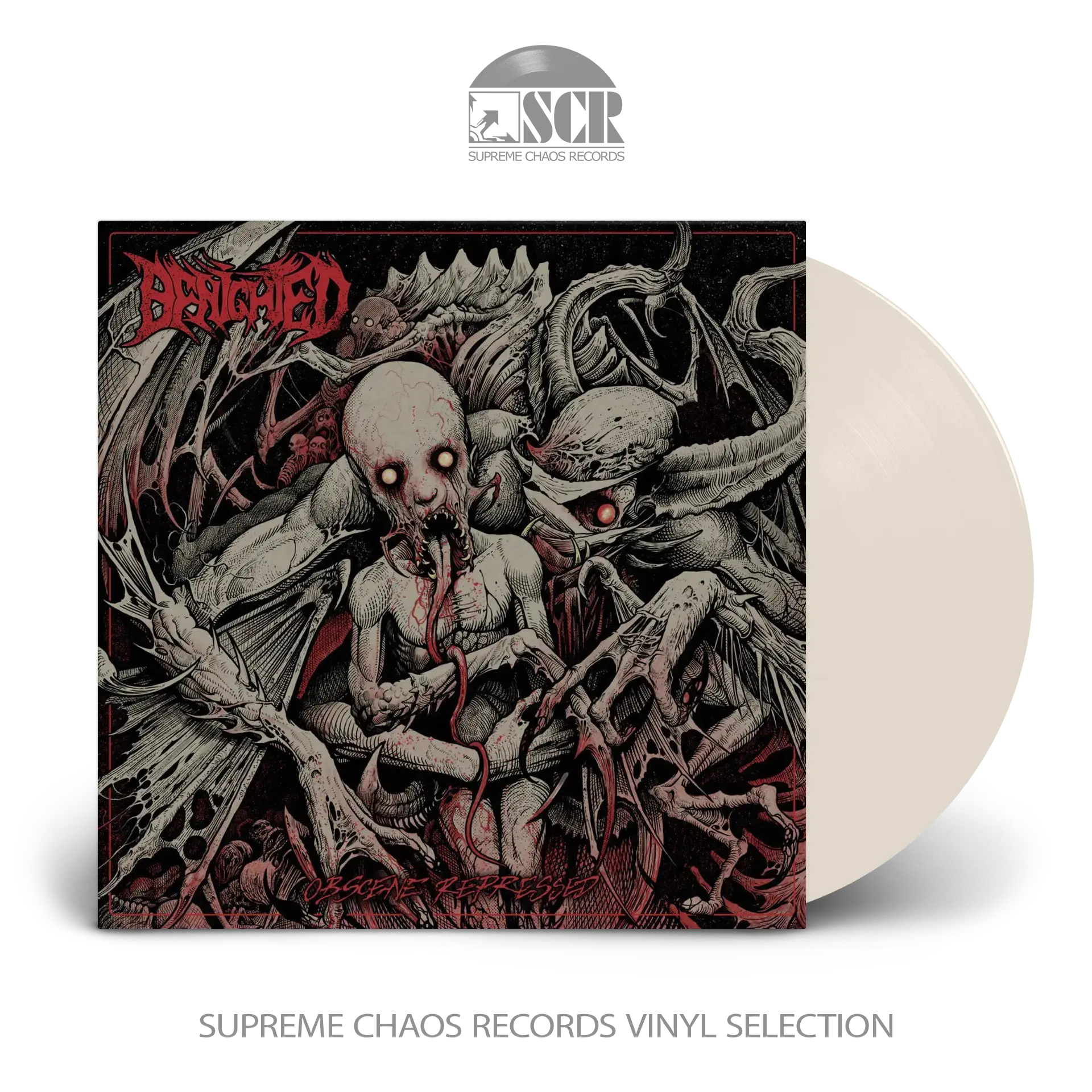 BENIGHTED - Obscene Repressed · WHITE LP BENIGHTED - Obscene Repressed · WHITE LP (Death Metal Vinyl)