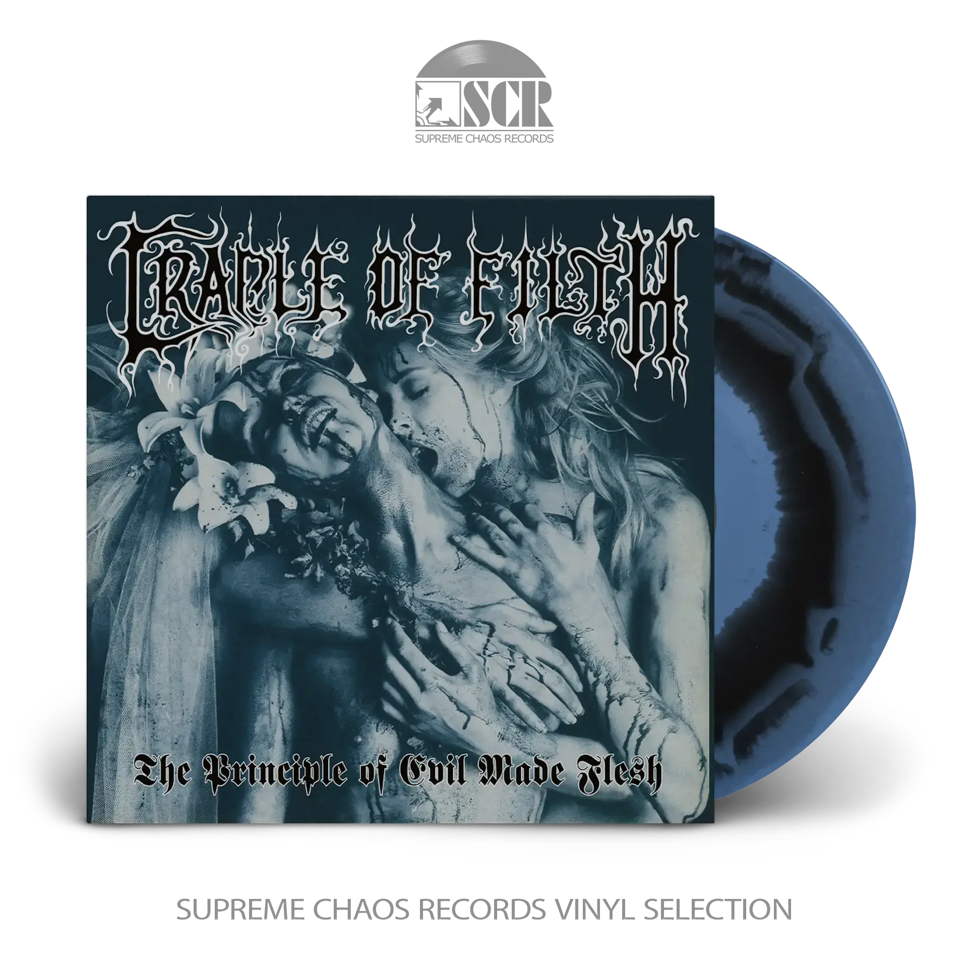 CRADLE OF FILTH - The Principle of Evil Made Flesh · GALAXY AQUA BLUE/BLACK LP CRADLE OF FILTH - The Principle of Evil Made Flesh · GALAXY AQUA BLUE/BLACK LP (Black Metal/Gothic Metal Vinyl)