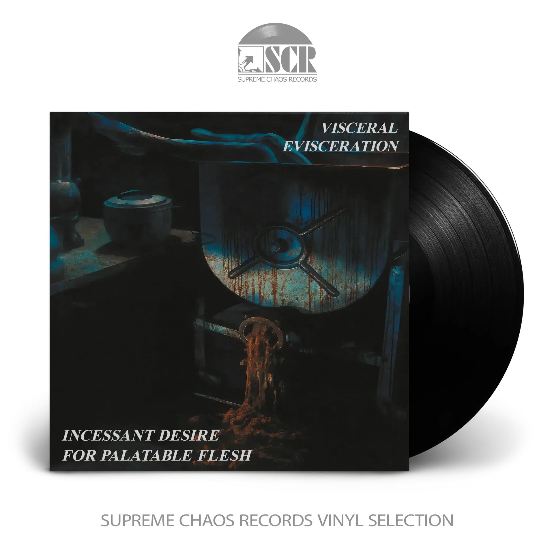 VISCERAL EVISCERATION · Incessant Desire For Palatable Flesh | BLACK LP VISCERAL EVISCERATION · Incessant Desire For Palatable Flesh | BLACK LP (Death Metal Vinyl)
