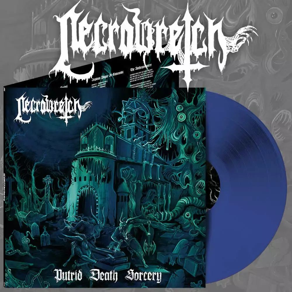 NECROWRETCH - Putrid Death Sorcery · SEA BLUE LP