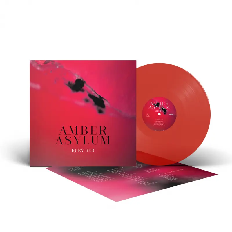 AMBER ASYLUM - Ruby Red · RED TRANSPARENT LP AMBER ASYLUM - Ruby Red · RED TRANSPARENT LP (Ambient Vinyl)