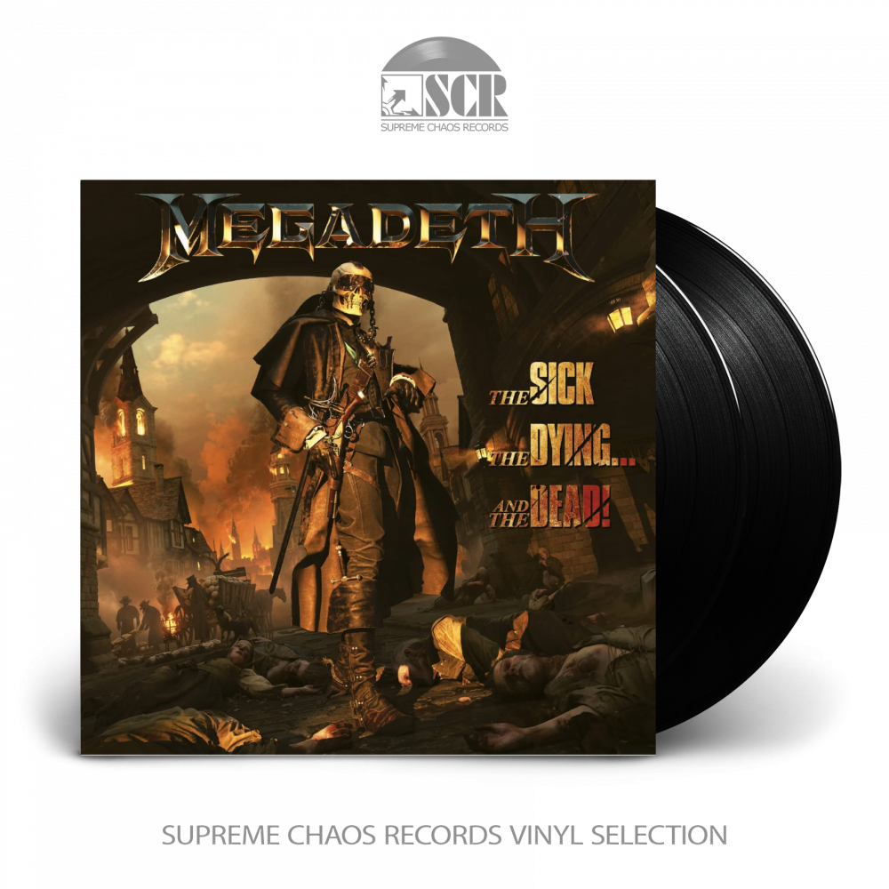 MEGADETH - The Sick, The Dying... And The Dead! · BLACK DLP (Thrash Metal Vinyl)