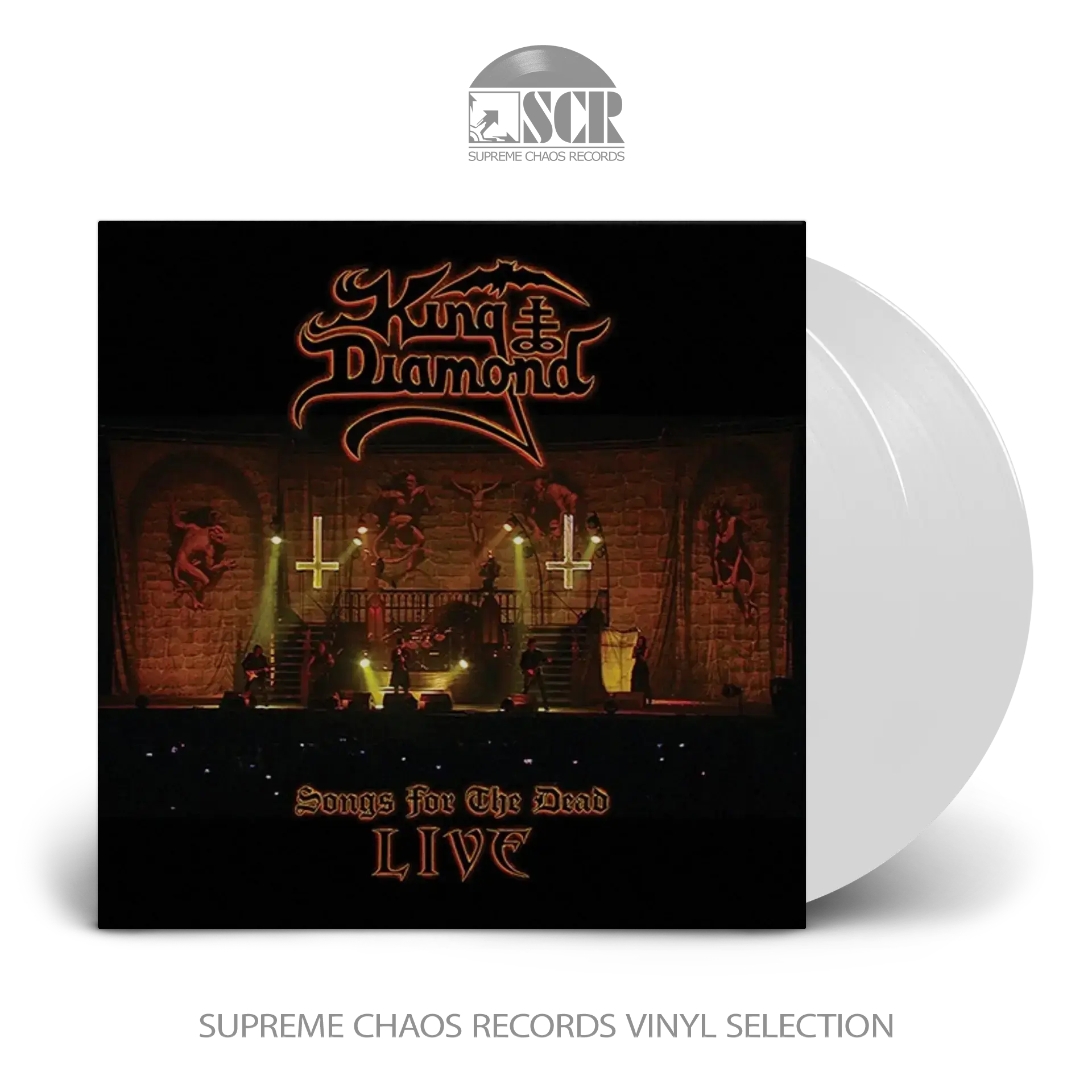 KING DIAMOND · Songs For The Dead Live | WHITE 2LP KING DIAMOND · Songs For The Dead Live | WHITE 2LP (Heavy Metal Vinyl)