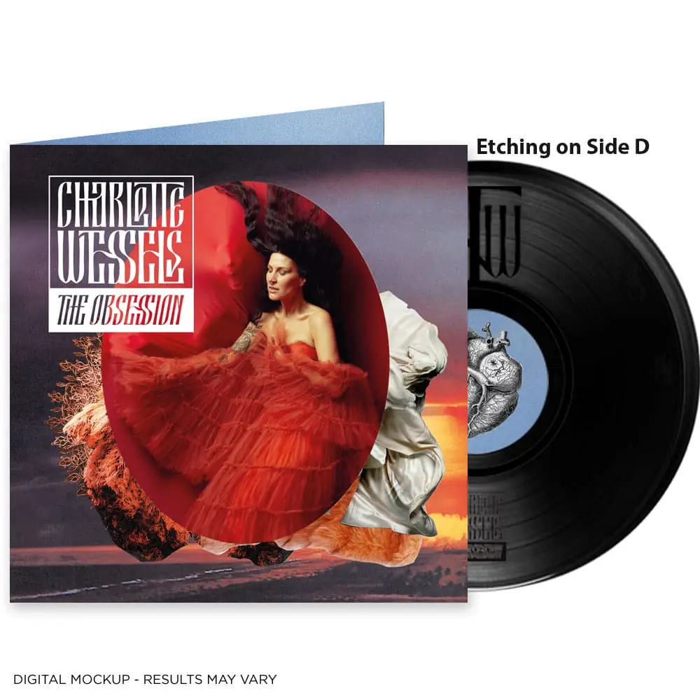 CHARLOTTE WESSELS · The Obsession | RECYCLED BLACK DLP CHARLOTTE WESSELS · The Obsession | RECYCLED BLACK DLP (Progressive Rock Vinyl)