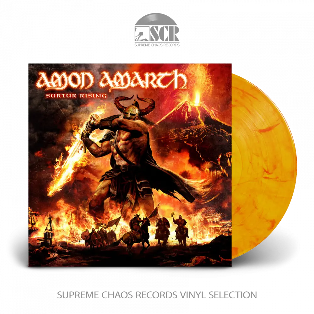 AMON AMARTH - Surtur Rising · SUN YELLOW MARBLED LP