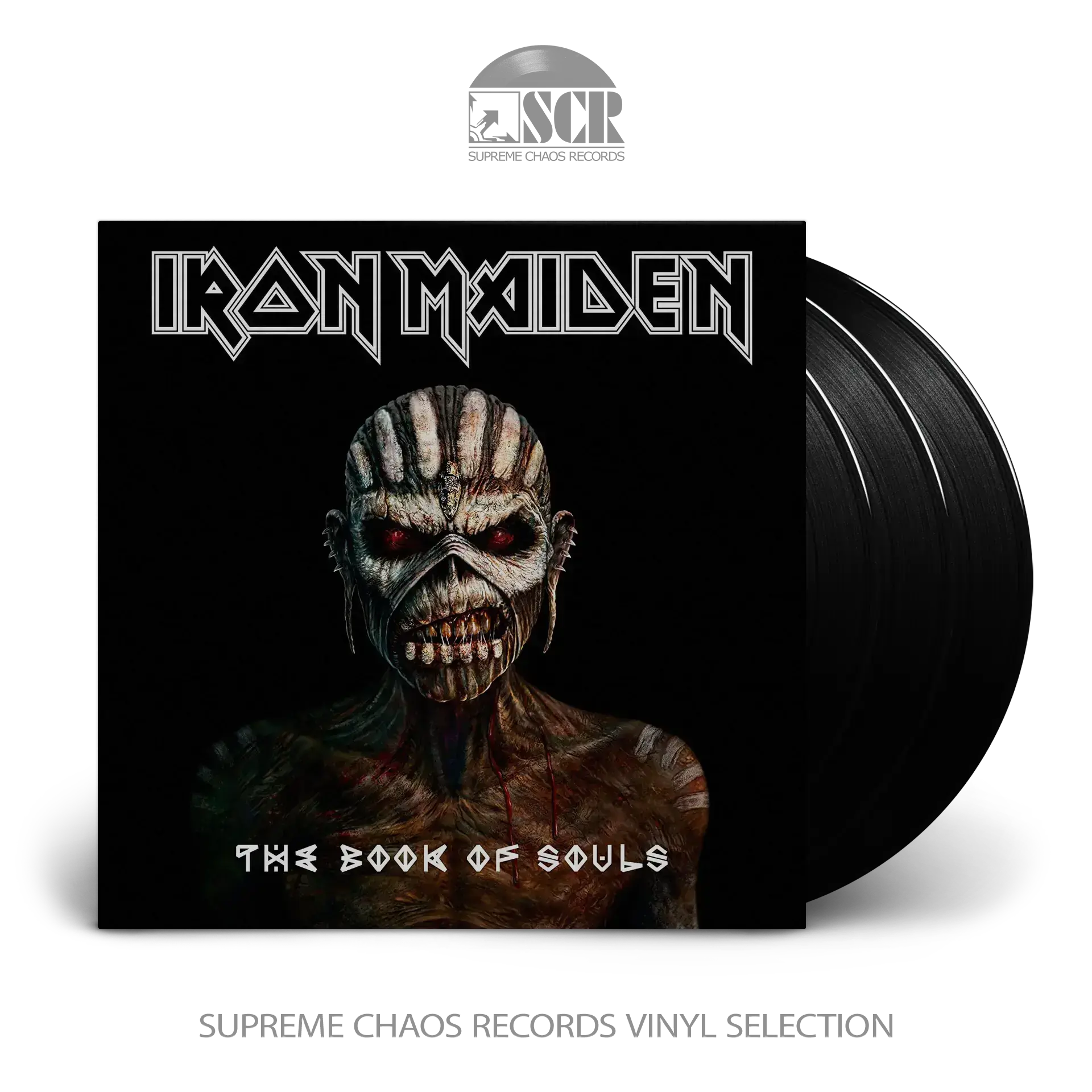 IRON MAIDEN - The Book Of Souls · BLACK 3LP (Heavy Metal Vinyl)