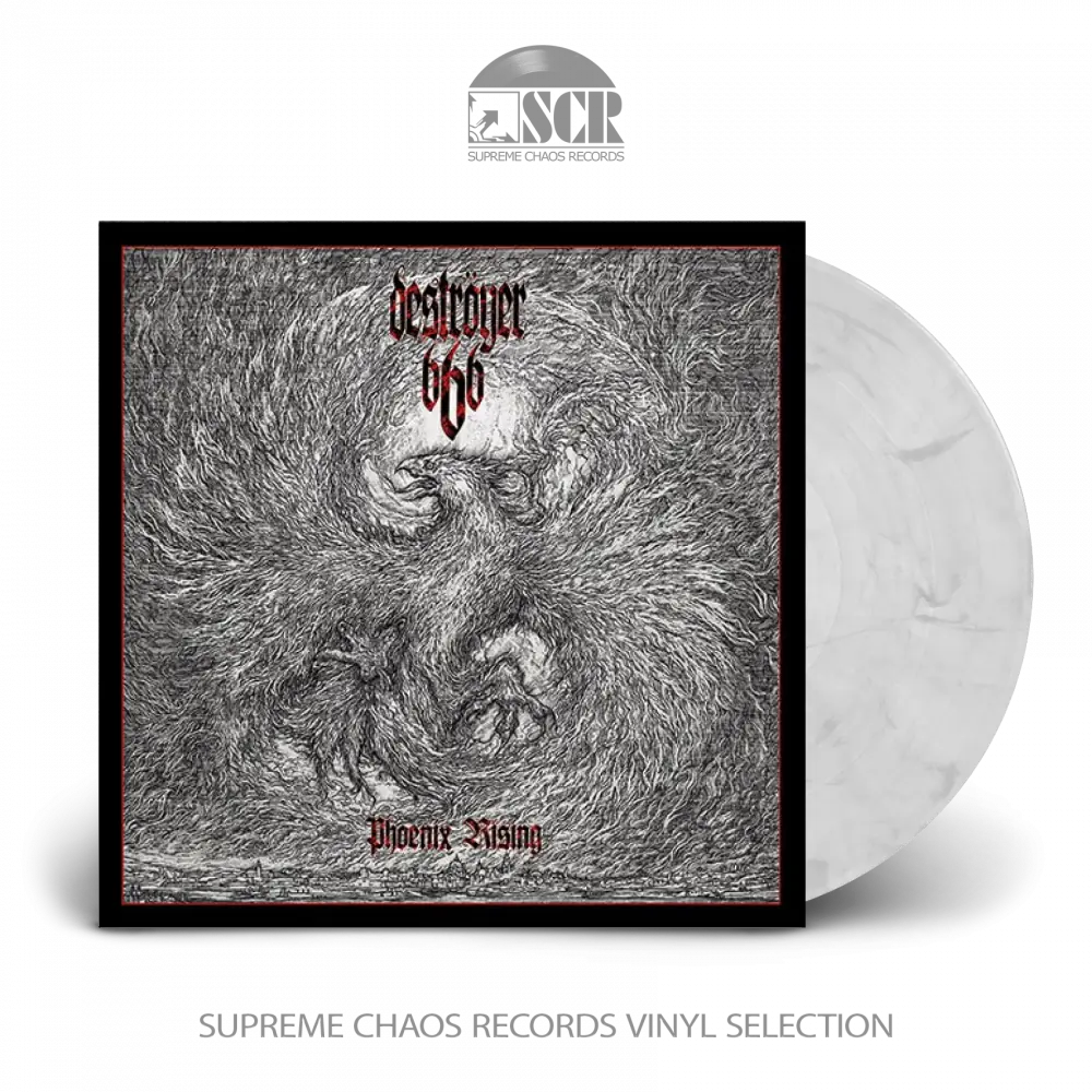 DESTRÖYER 666 - Phoenix Rising · WHITE/BLACK LP