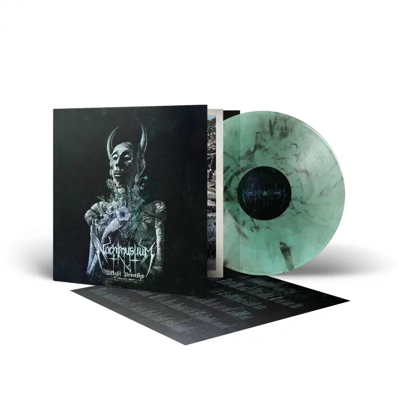 NACHTMYSTIUM - Blight Privilege · TRANSPARENT GREEN/BLACK MARBLED LP (Black Metal Vinyl)