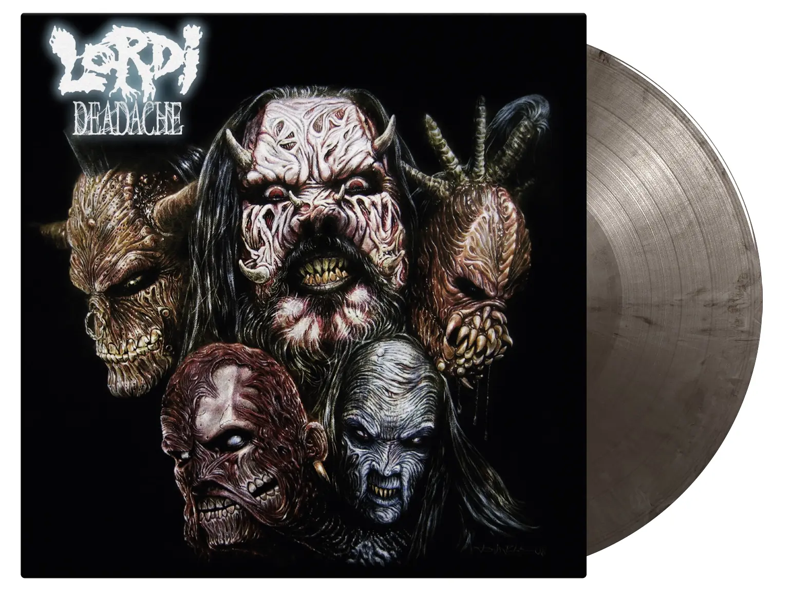 LORDI - Deadache · SILVER/BLACK MARBLED LP