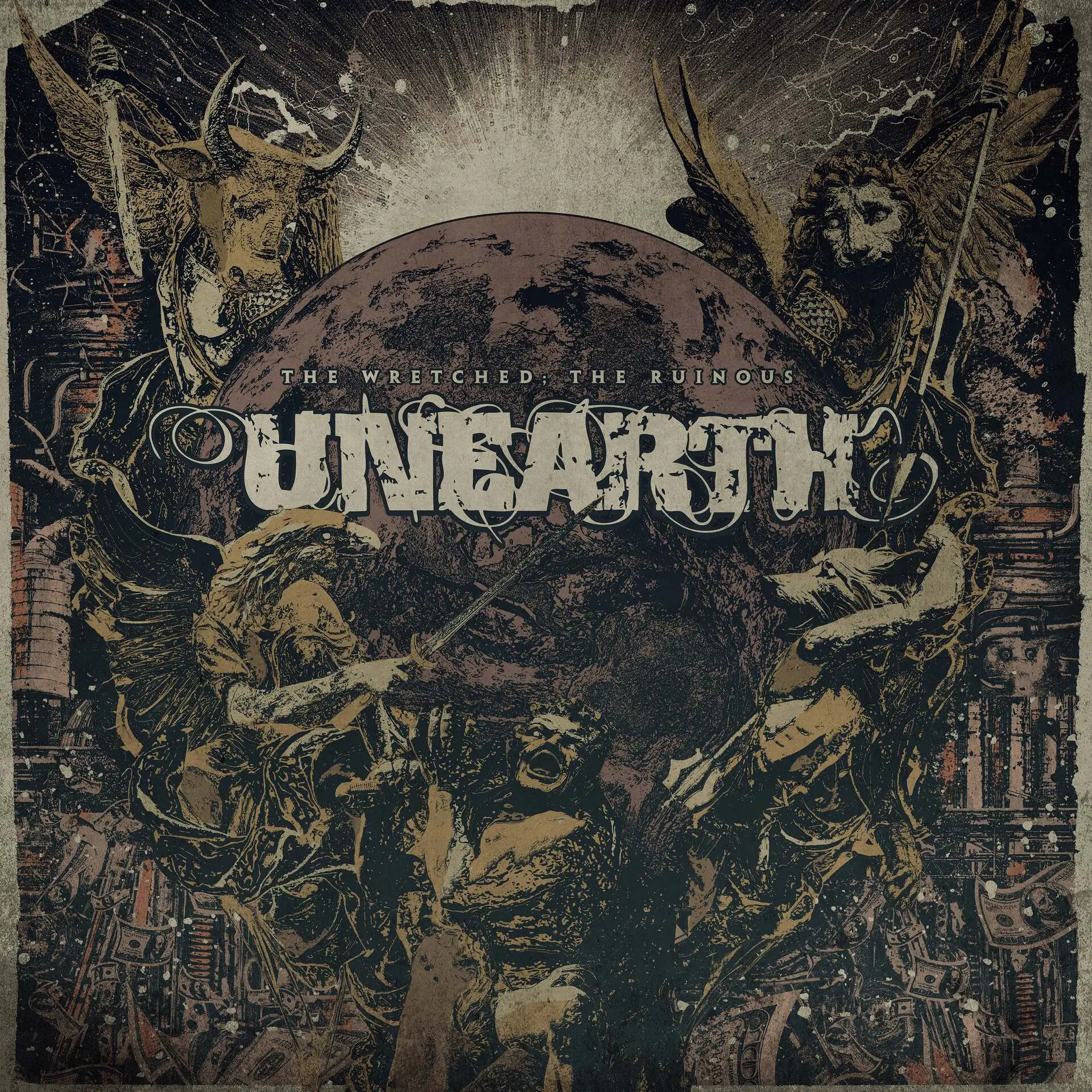 UNEARTH - The Wretched; The Ruinous · TRANSPARENT RED LP 1