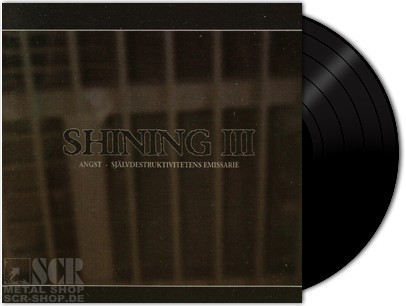 SHINING - III: Angst · BLACK LP (Black Metal Vinyl)