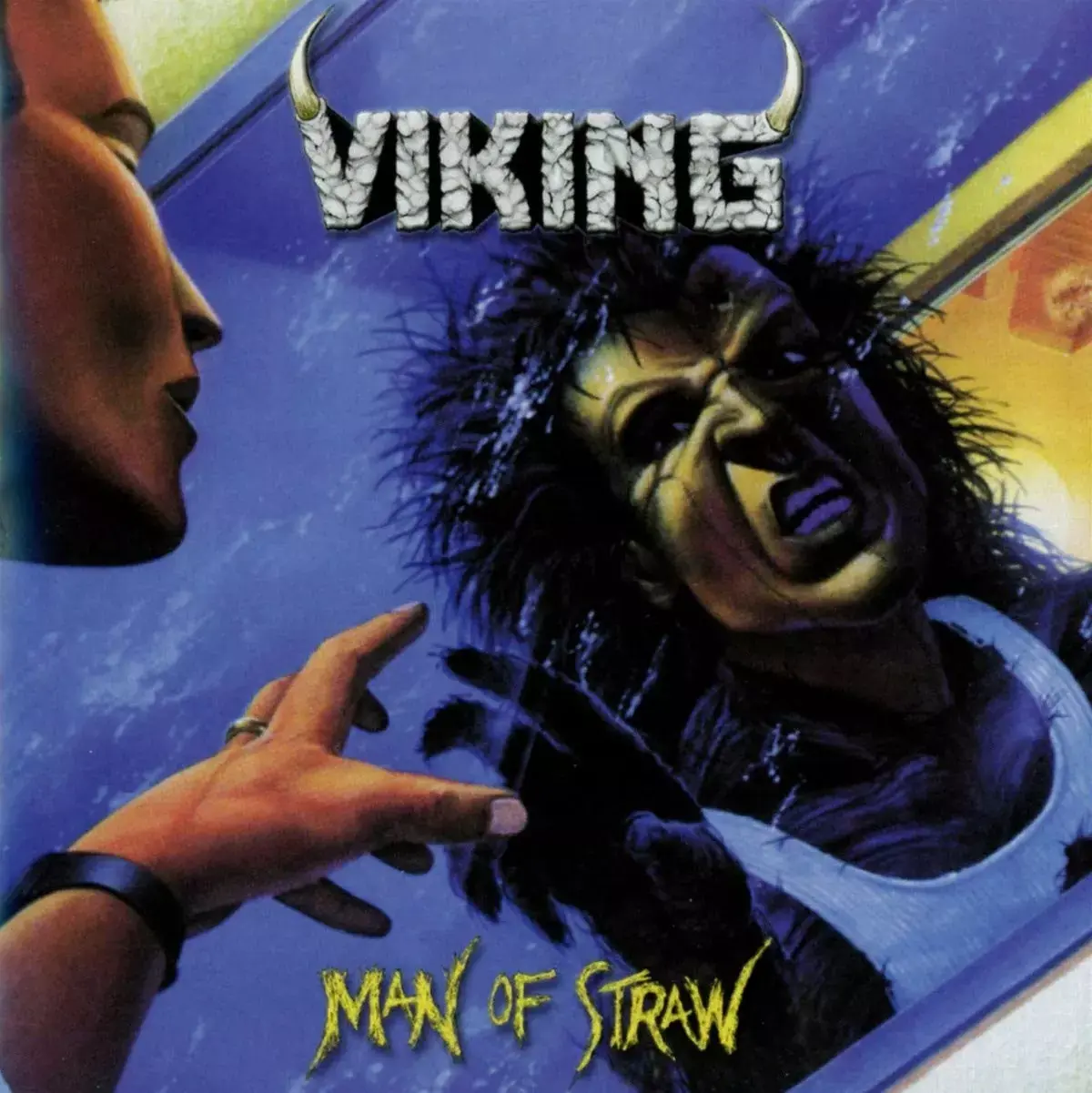 VIKING · Man of Straw | BLACK LP · Picture 1 VIKING · Man of Straw | BLACK LP (Thrash Metal Vinyl) · Picture 1
