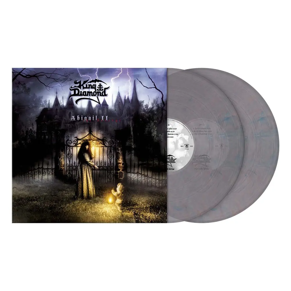 KING DIAMOND · Abigail II: The Revenge | CLEAR LILAC BLUE MARBLED 2LP KING DIAMOND · Abigail II: The Revenge | CLEAR LILAC BLUE MARBLED 2LP (Heavy Metal Vinyl)