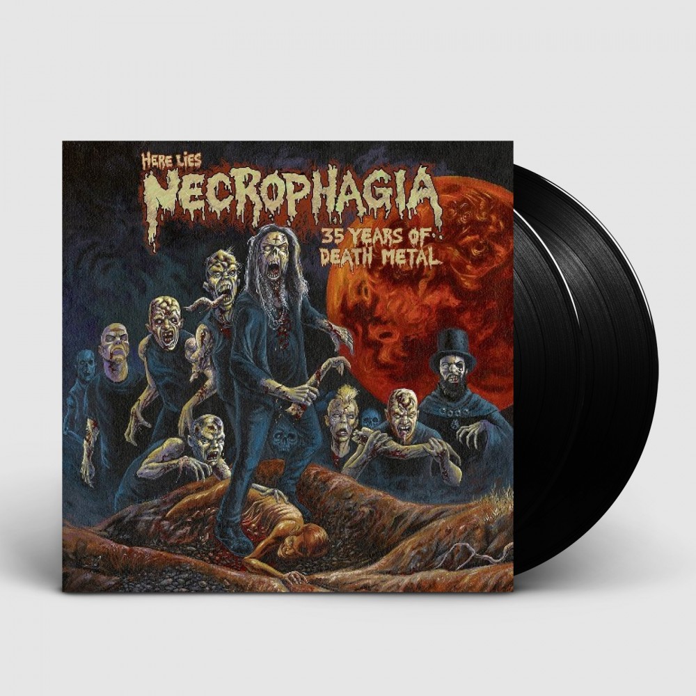 NECROPHAGIA · Here Lies Necrophagia | BLACK DLP (Death Metal Vinyl)