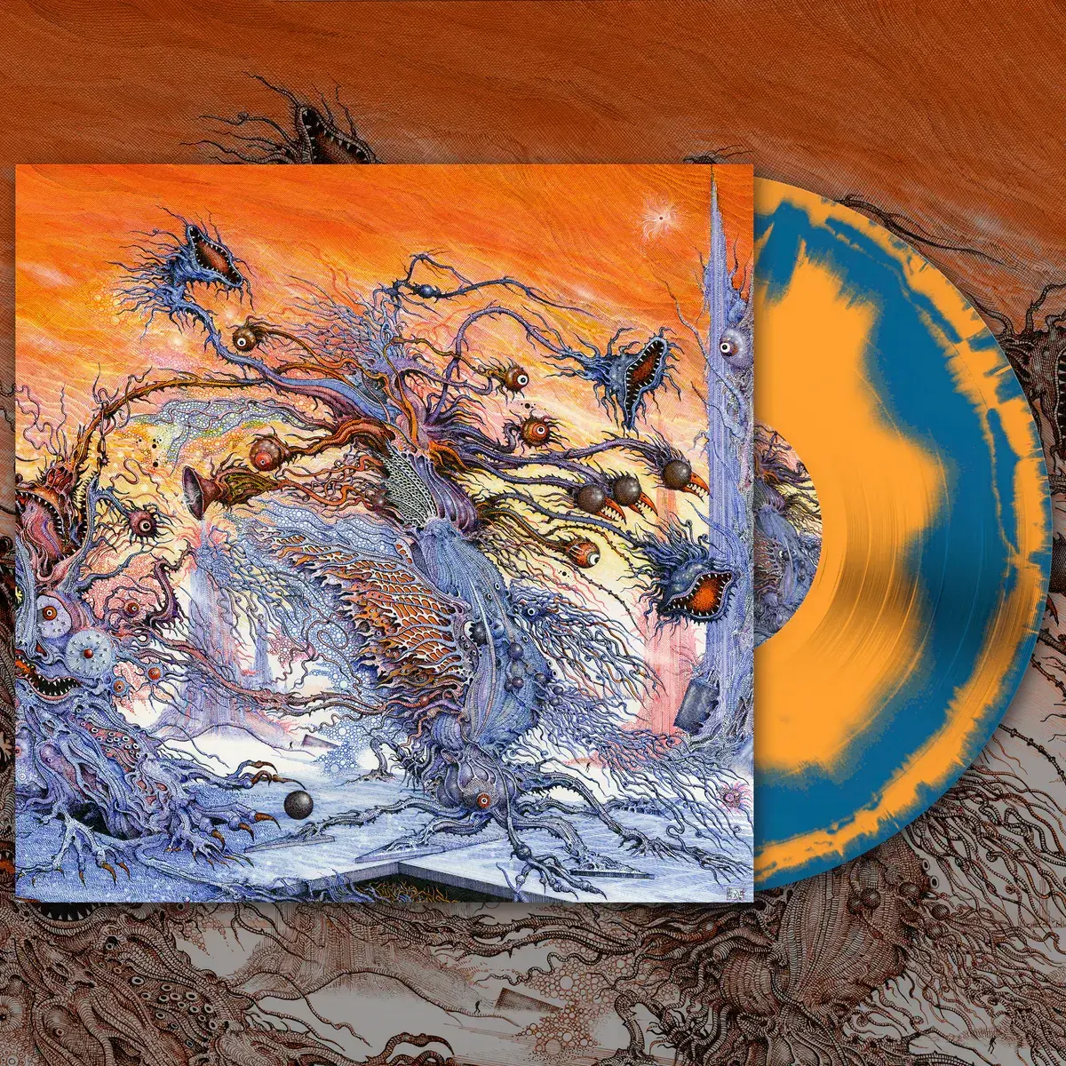 ULTHAR · Cosmovore | ORANGE/AQUA BLUE MERGE LP ULTHAR · Cosmovore | ORANGE/AQUA BLUE MERGE LP (Death Metal Vinyl)
