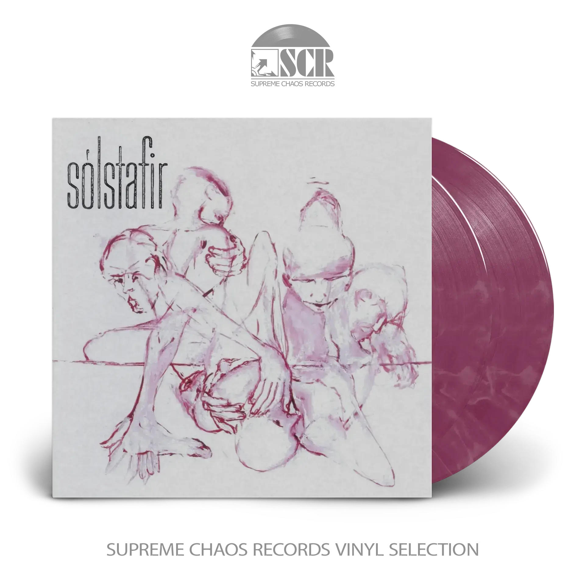 SOLSTAFIR · Masterpiece of Bitterness | SILVER/RED MARBLED 2LP (Progressive Rock Vinyl)