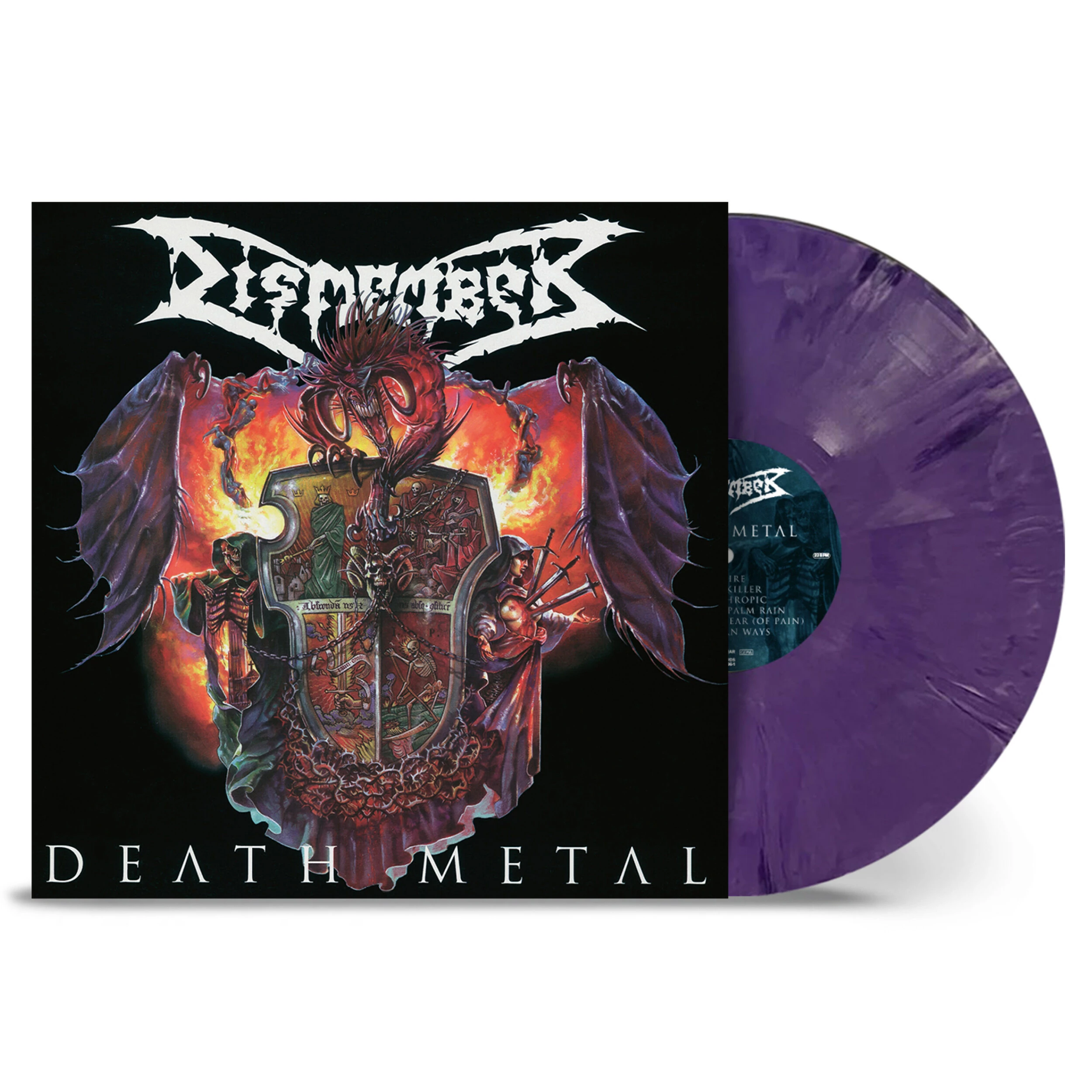 DISMEMBER - Death Metal · PURPLE MARBLED LP