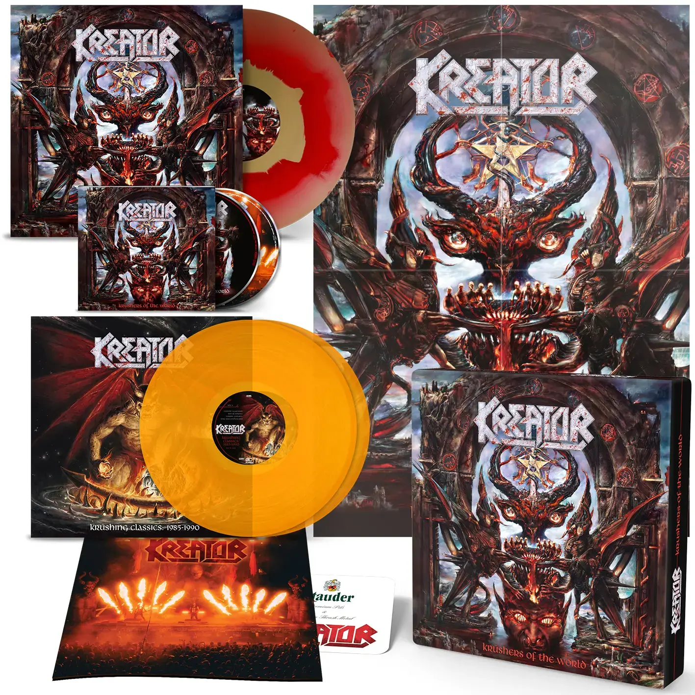 KREATOR - Krushers Of The World · 2LP DELUXE BOX SET KREATOR - Krushers Of The World · 2LP DELUXE BOX SET (Thrash Metal Vinyl)
