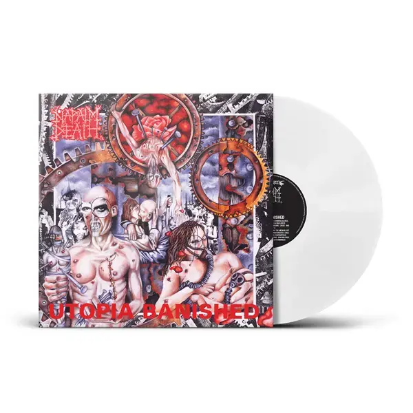 NAPALM DEATH - Utopia Banished · WHITE LP (Grindcore/Death Metal Vinyl)