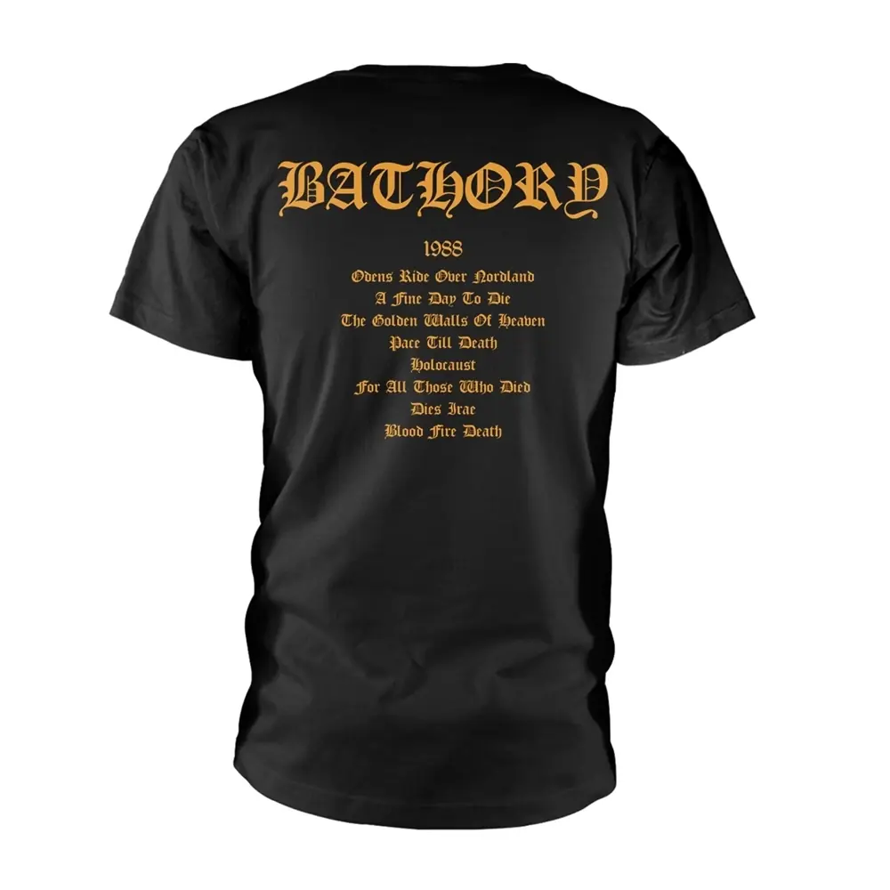 BATHORY · Blood Fire Death | T-SHIRT · Picture 1 BATHORY · Blood Fire Death | T-SHIRT (Black Metal Clothes) · Picture 1