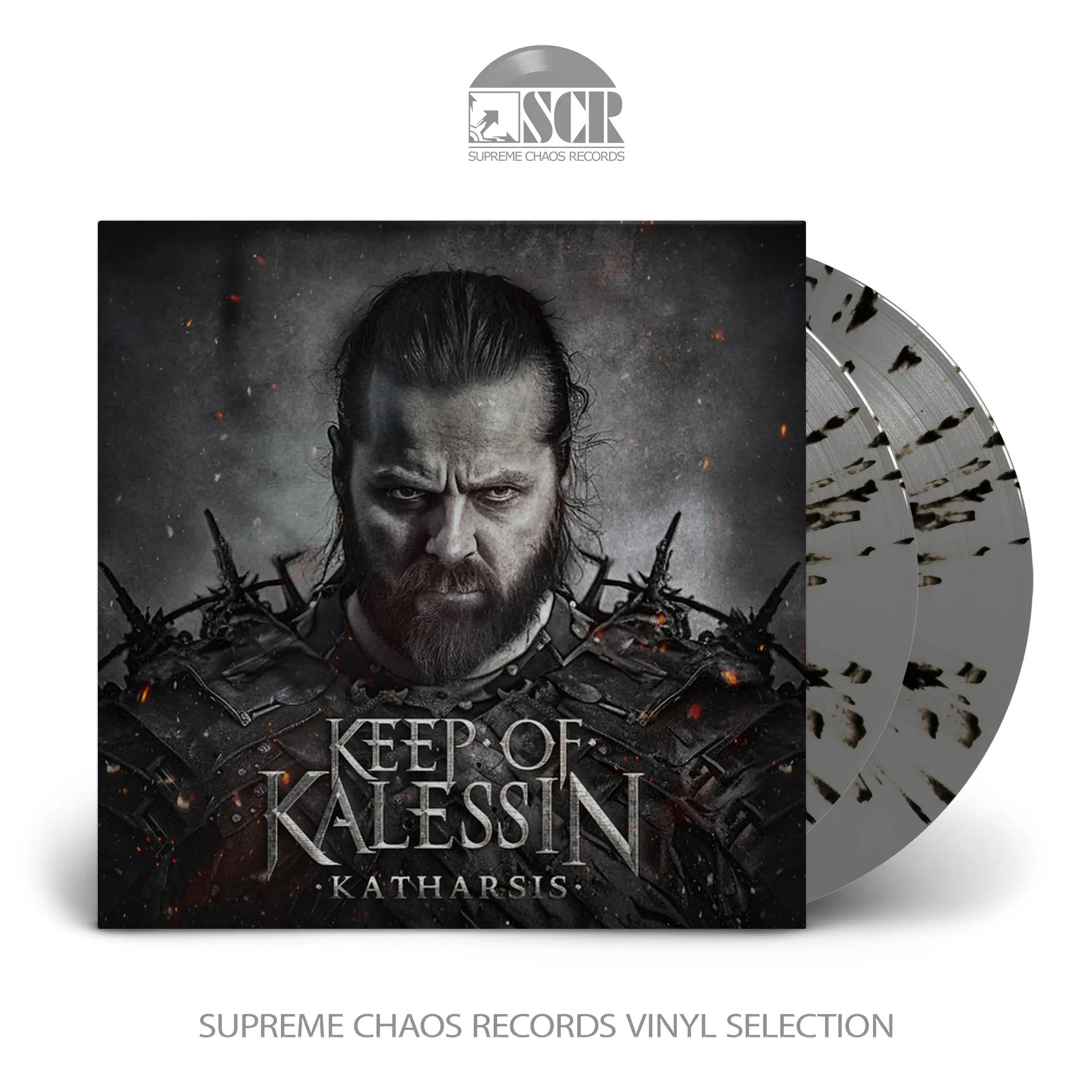 KEEP OF KALESSIN · Katharsis | GREY/BLACK SPLATTER 2LP (Black Metal Vinyl)