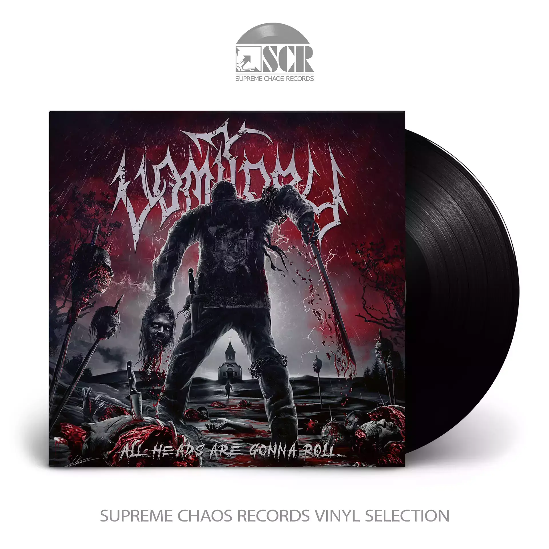 VOMITORY · All Heads Are Gonna Roll | BLACK LP VOMITORY · All Heads Are Gonna Roll | BLACK LP (Death Metal Vinyl)