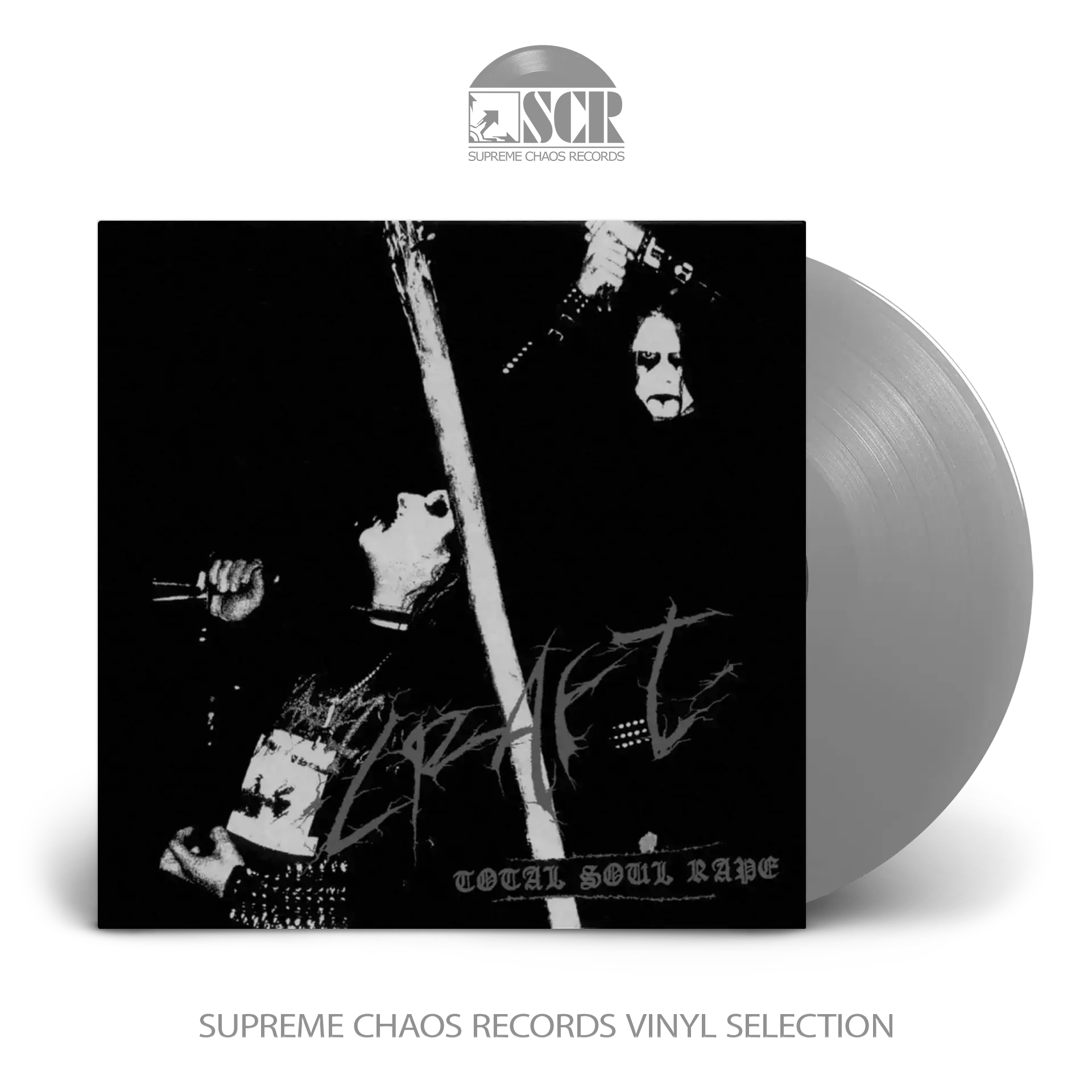 CRAFT · Total Soul Rape | SILVER LP CRAFT · Total Soul Rape | SILVER LP (Black Metal Vinyl)