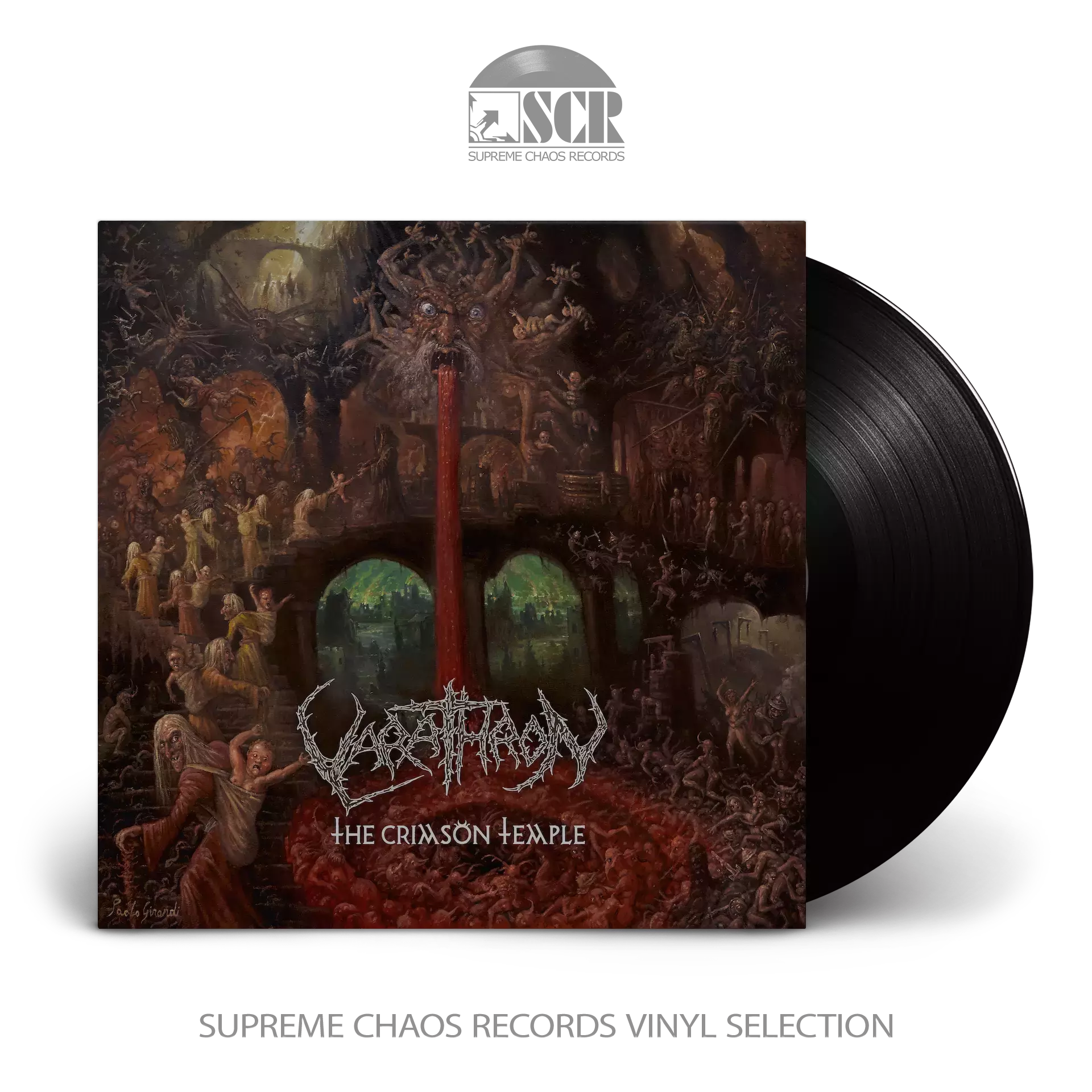 VARATHRON - The Crimson Temple [BLACK LP]