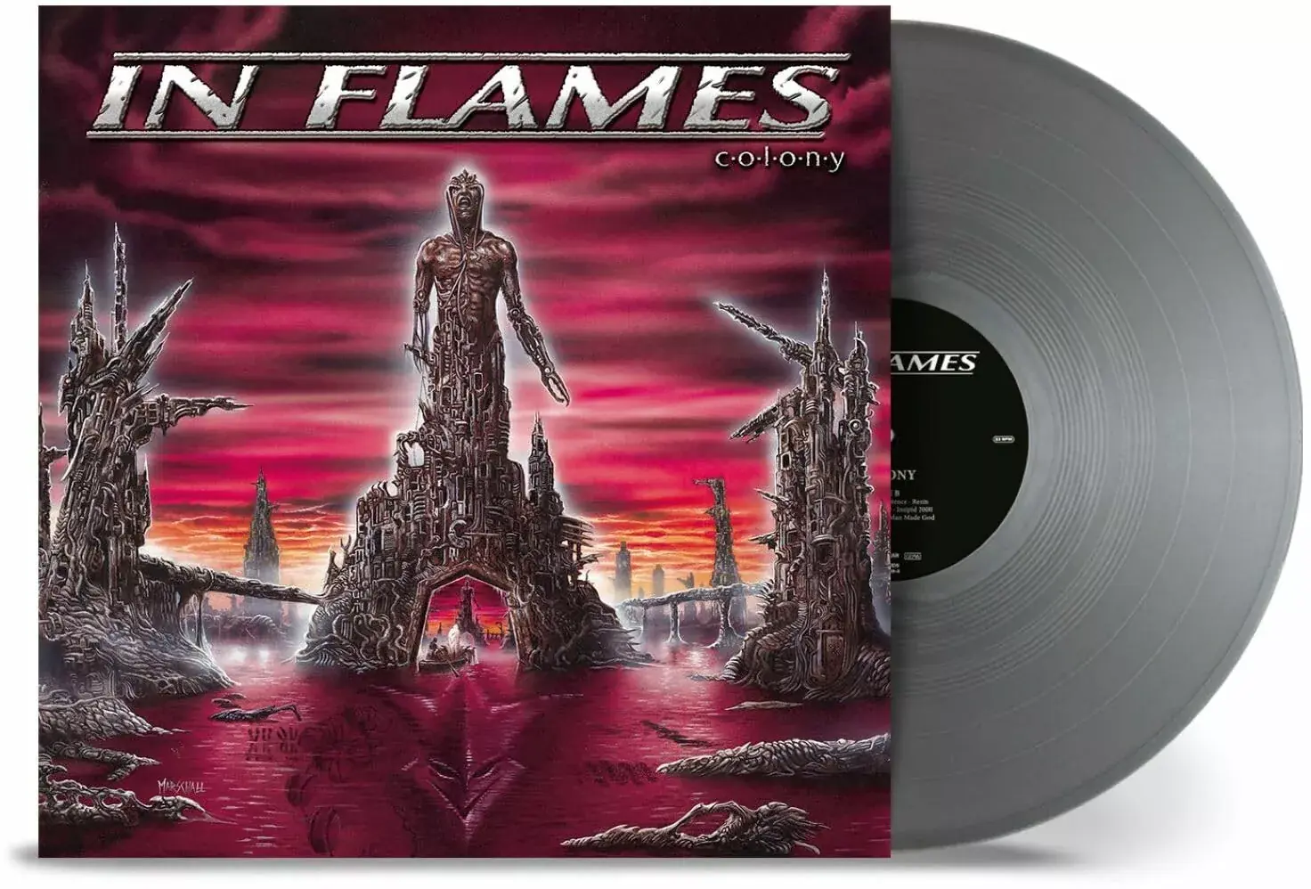 IN FLAMES · Colony | SILVER LP IN FLAMES · Colony | SILVER LP (Melodic Death Metal Vinyl)