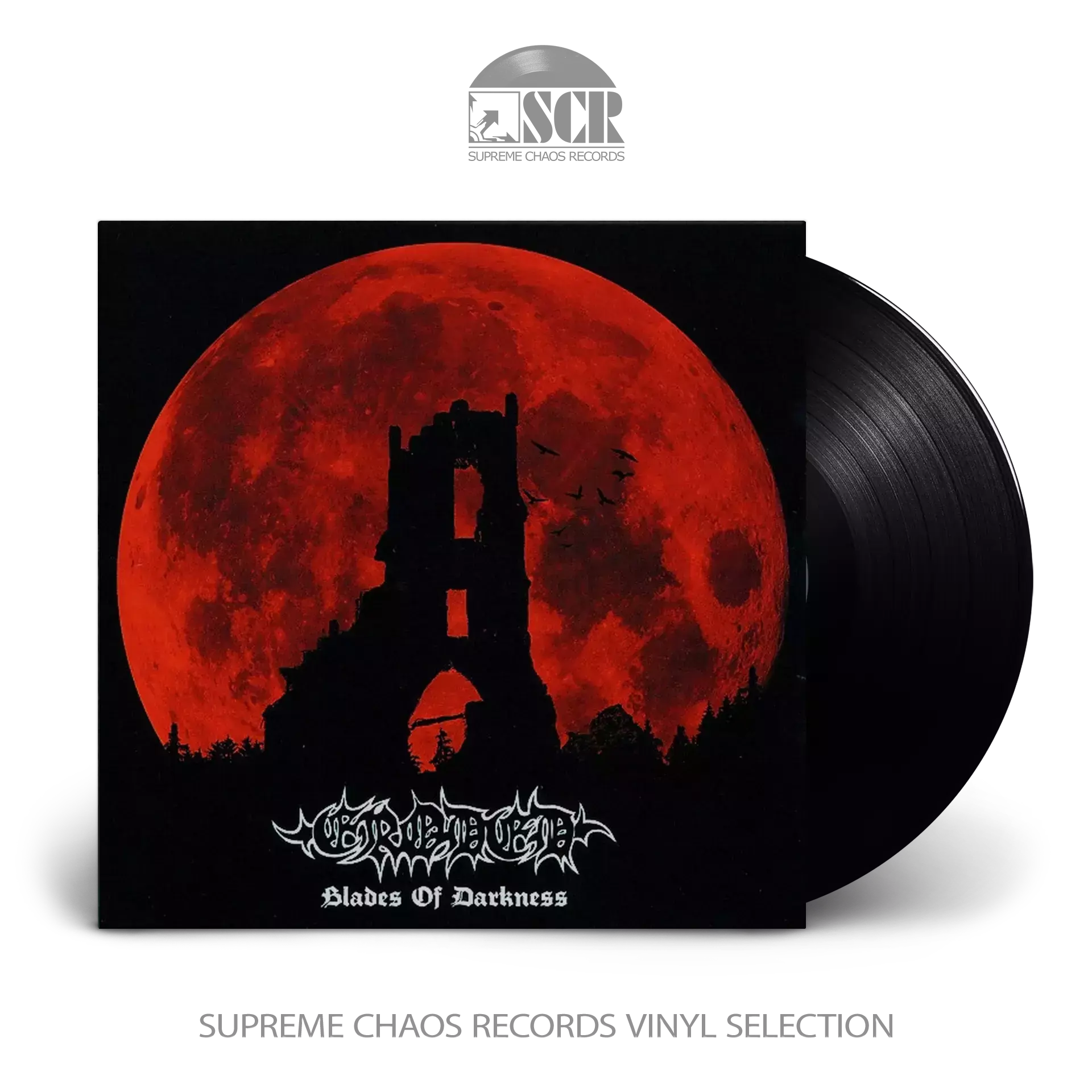 ERODED / DECREPITAPH - Blades Of Darkness/Thrones Of The Diabolical Ones · SPLIT 7" EP - BLACK EP