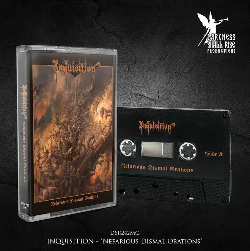 INQUISITION - Nefarious Dismal Orations · BLACK TAPE INQUISITION - Nefarious Dismal Orations · BLACK TAPE (Black Metal Tapes)