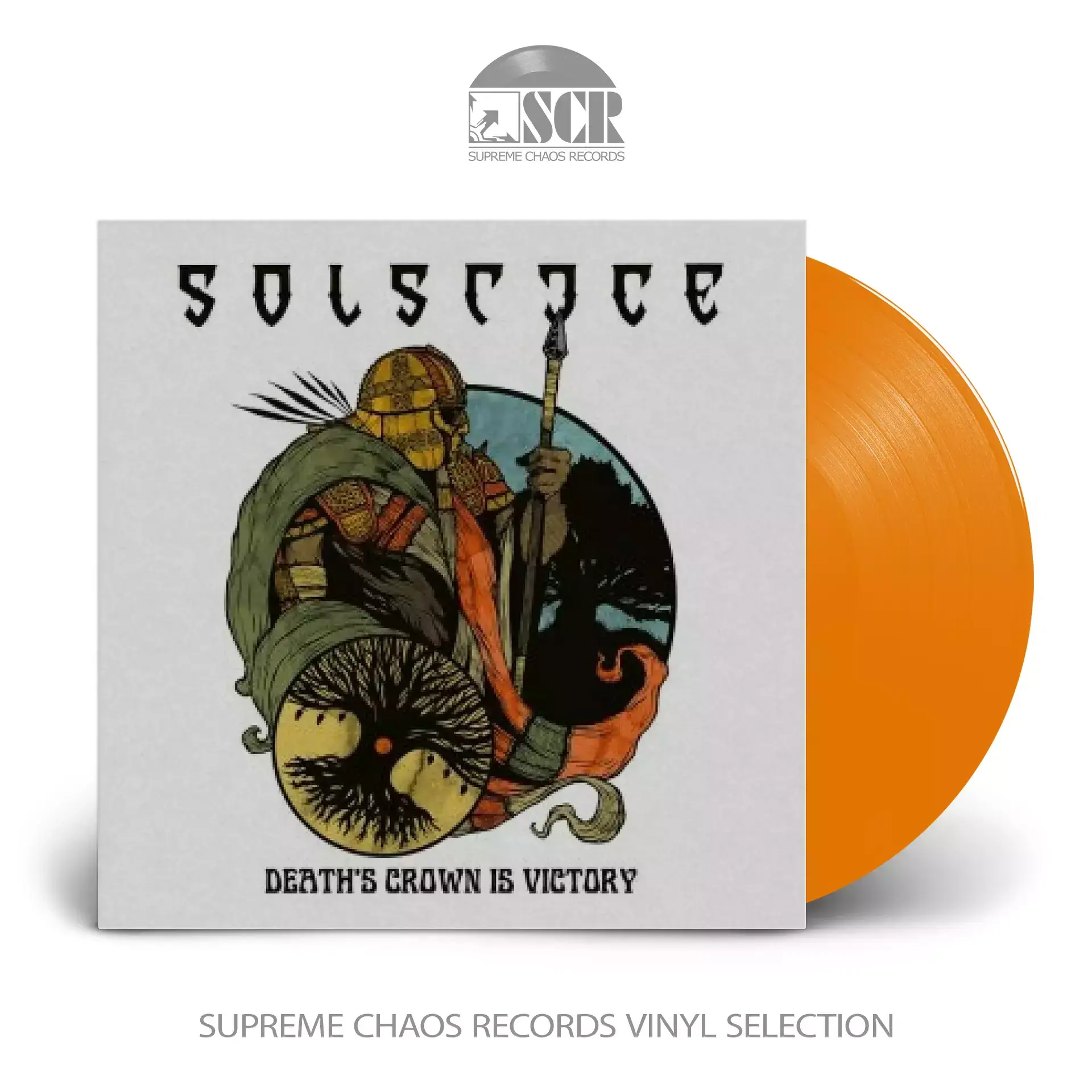 SOLSTICE · Death's Crown is Victory | ORANGE MLP (Doom Metal Vinyl)