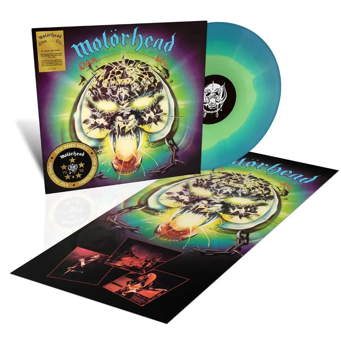 MOTÖRHEAD - Overkill (50 Years) · BLUE/TURQUOISE LP