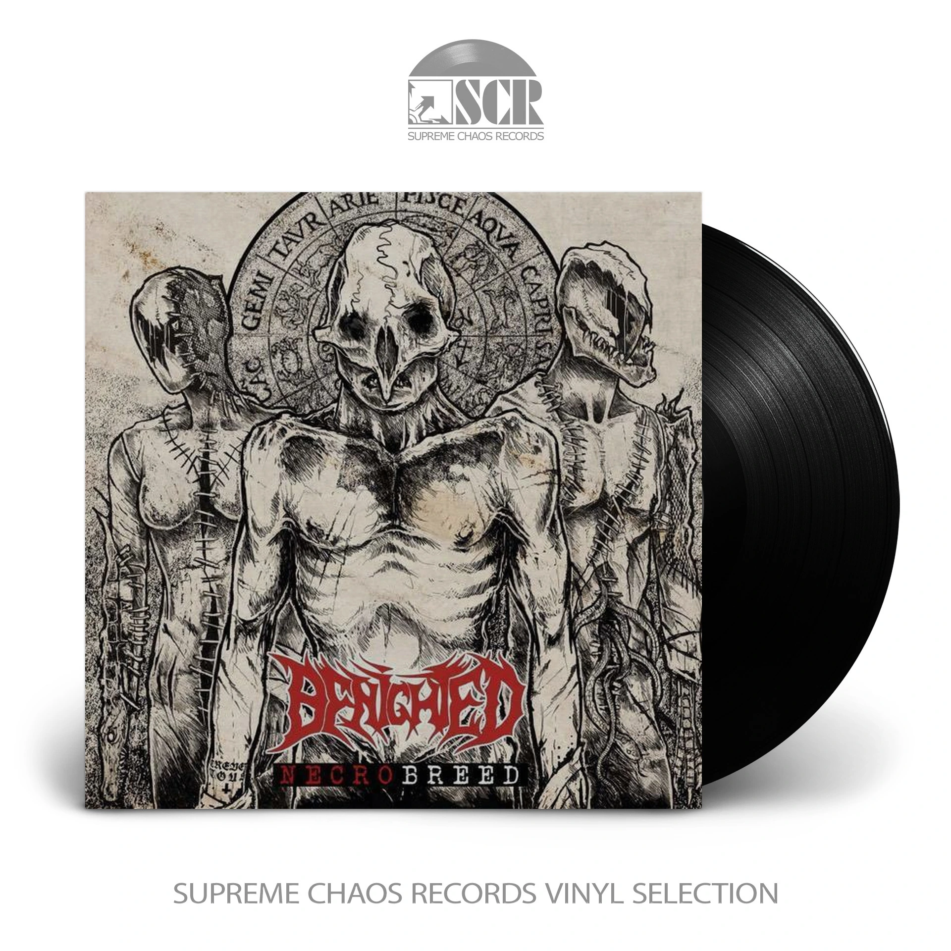 BENIGHTED · Necrobreed | BLACK LP (Death Metal Vinyl)