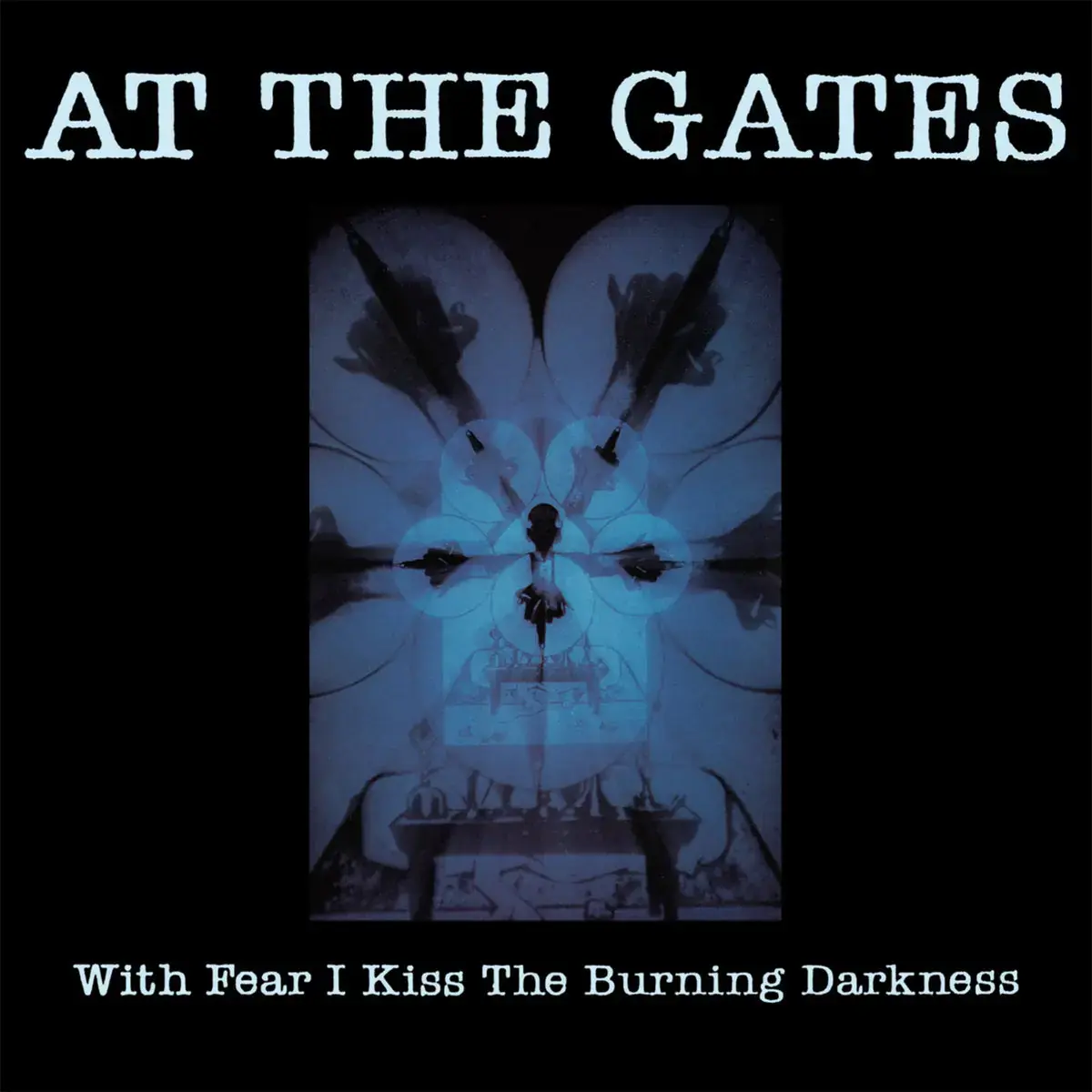 AT THE GATES · With Fear I Kiss The Burning Darkness | BLUE/BLACK MARBLED LP (Melodic Death Metal Vinyl) · Picture 1