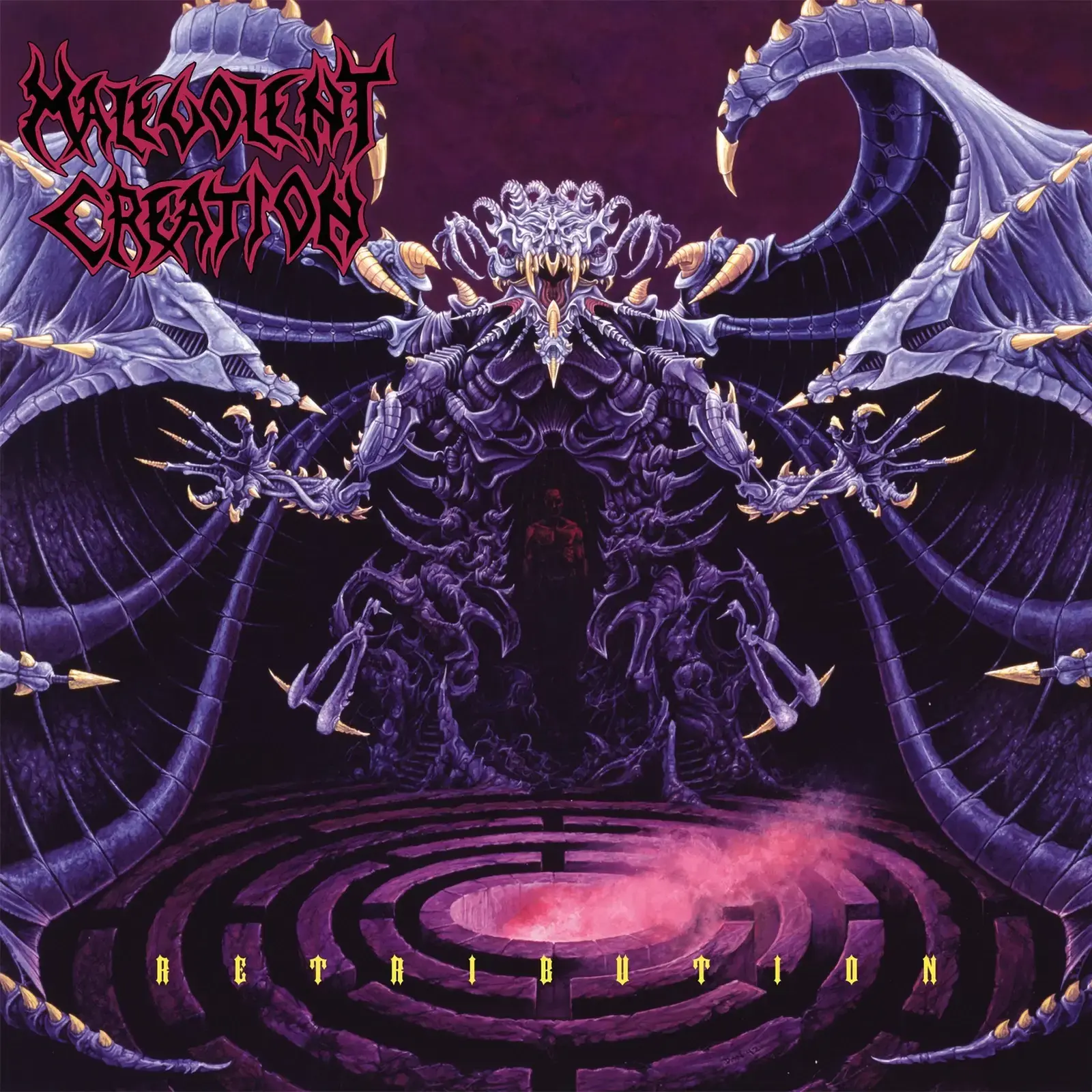 MALEVOLENT CREATION - Retribution · TRANSPARENT BLUE LP (Death Metal Vinyl) · Picture 1