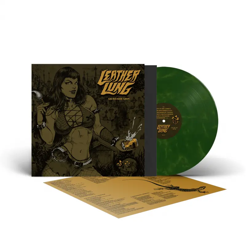 LEATHER LUNG - Graveside Grin · GREEN LP