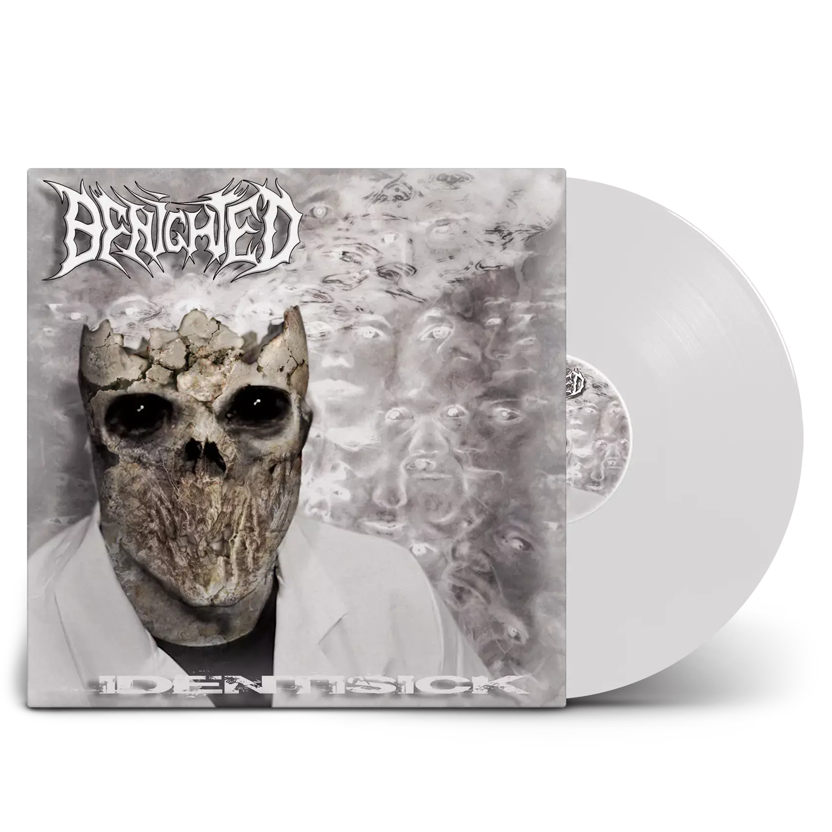 BENIGHTED · Identisick | WHITE LP BENIGHTED · Identisick | WHITE LP (Death Metal/Grindcore Vinyl)