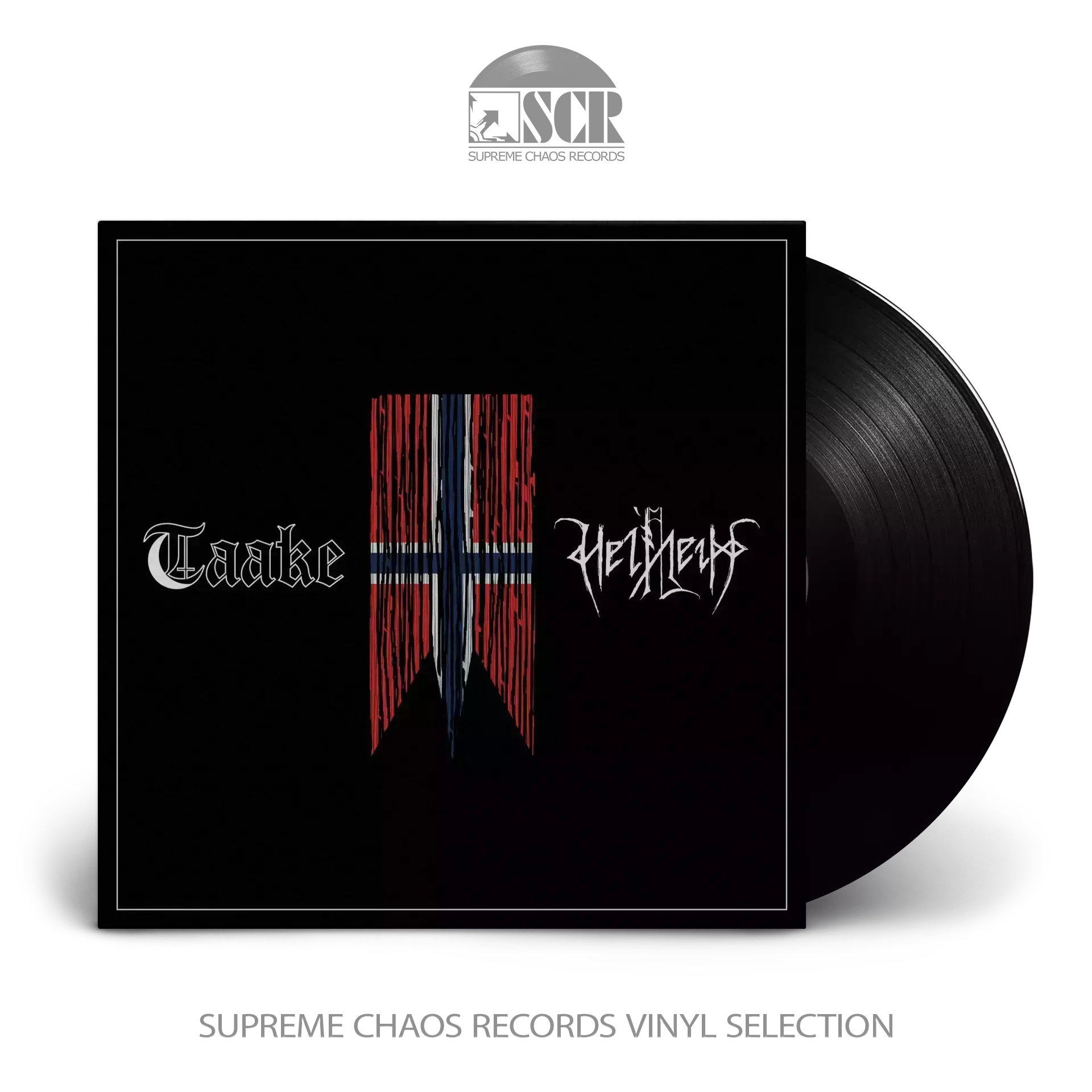 TAAKE / HELHEIM · Henholdsvis | BLACK 10" LP TAAKE / HELHEIM · Henholdsvis | BLACK 10" LP (Black Metal Vinyl)