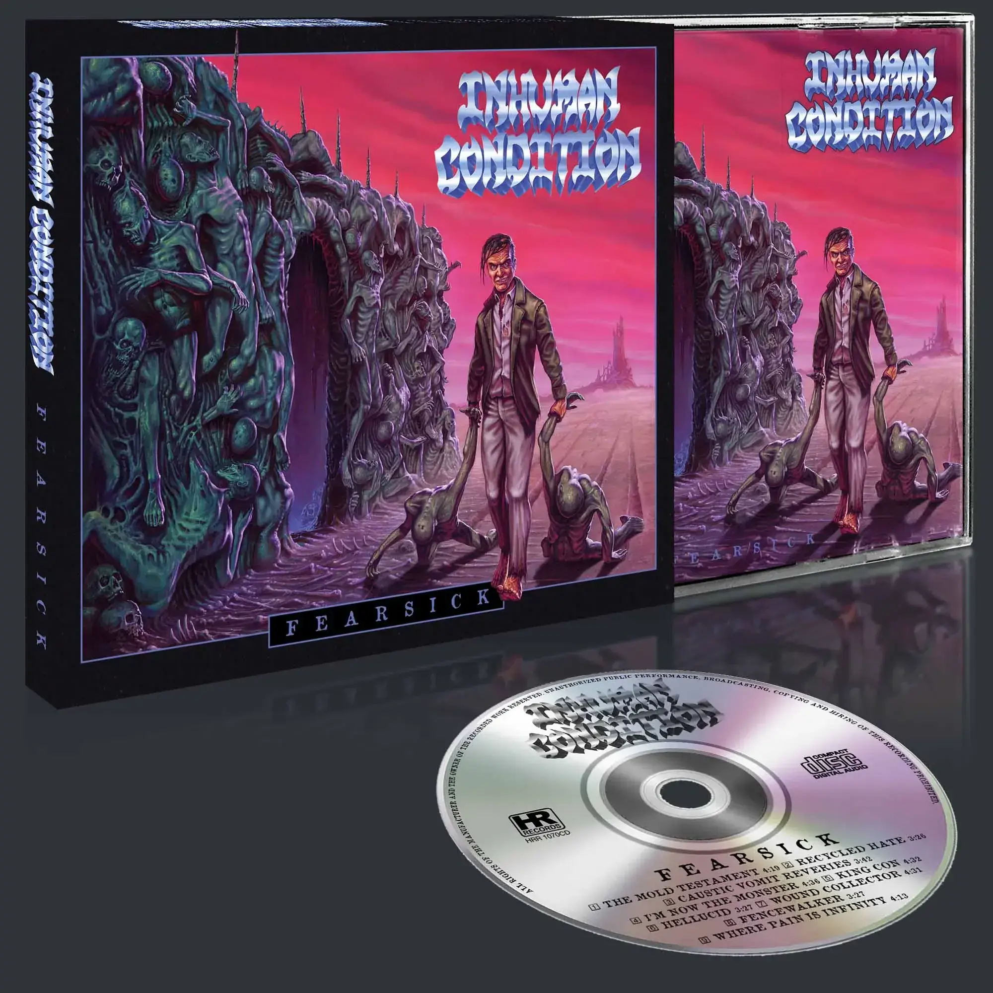 INHUMAN CONDITION · Fearsick | SLIPCASE CD (Death Metal/Thrash Metal CDs) · Picture 2