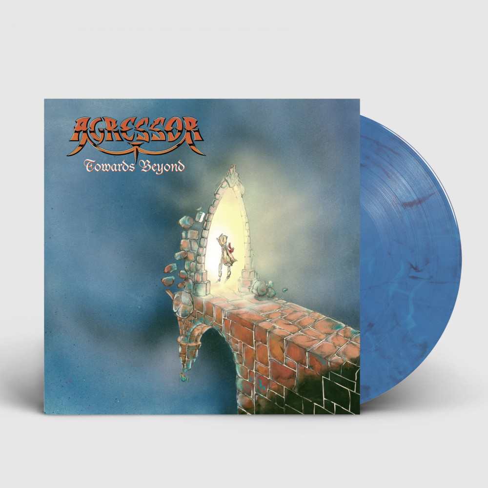 AGRESSOR · Towards Beyond | CLEAR/RED/BLUE LP (Death Metal Vinyl)