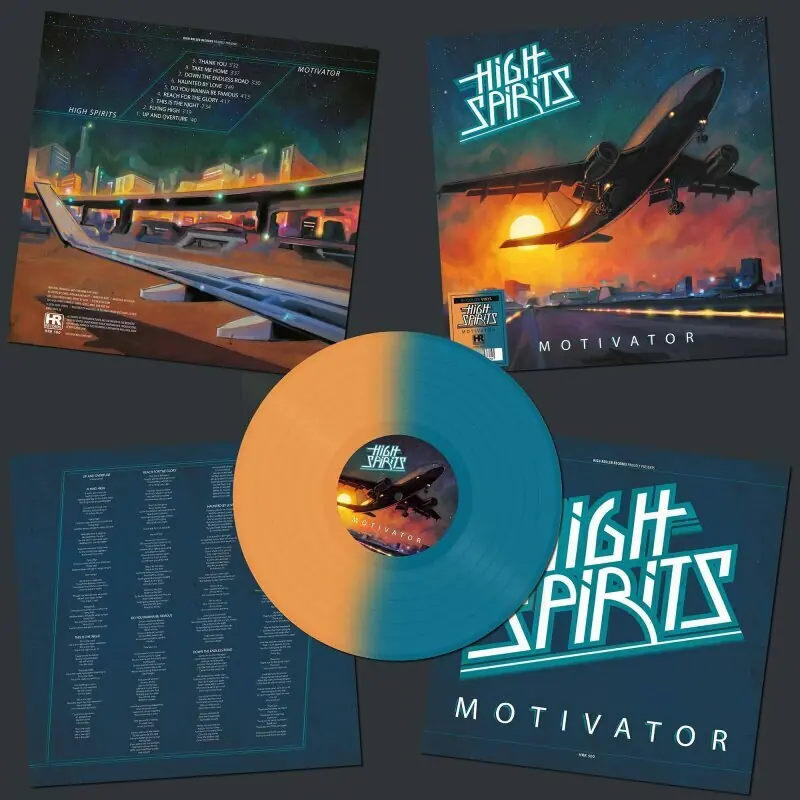 HIGH SPIRITS · Motivator | BI-COLOR LP HIGH SPIRITS · Motivator | BI-COLOR LP (Heavy Metal Vinyl)