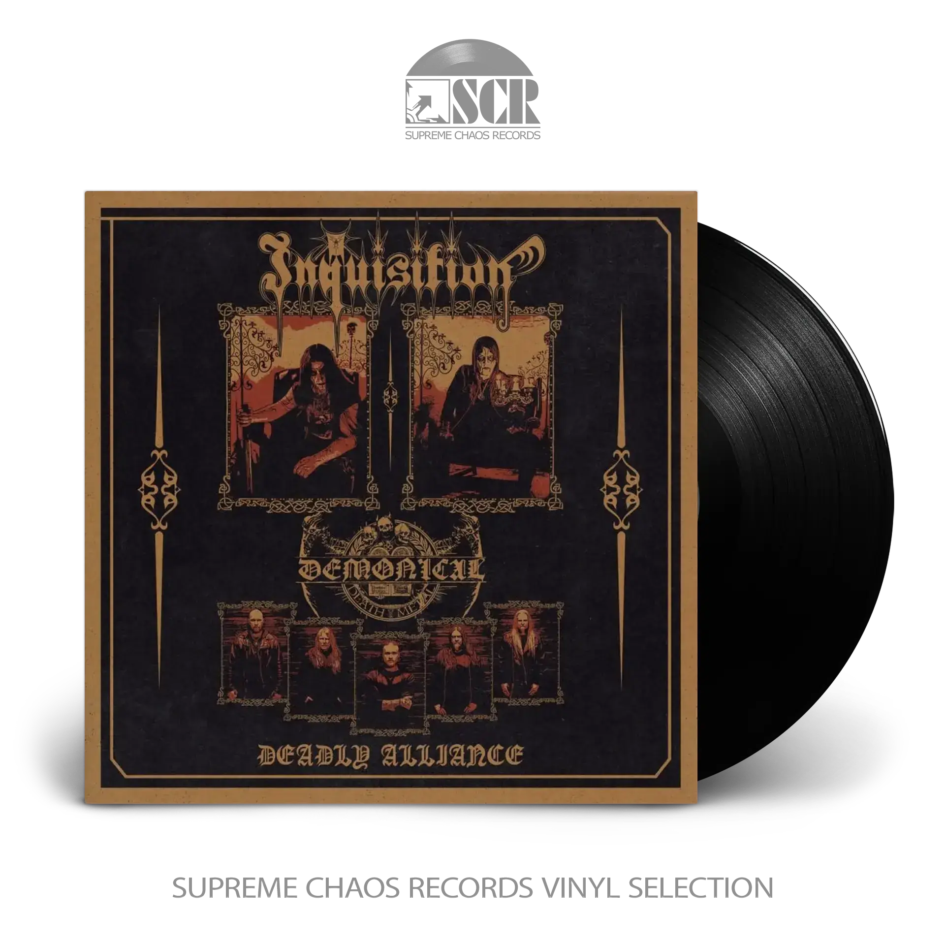 DEMONICAL/INQUISITION - Deadly Alliance · BLACK 7" (Black Metal/Death Metal Vinyl)