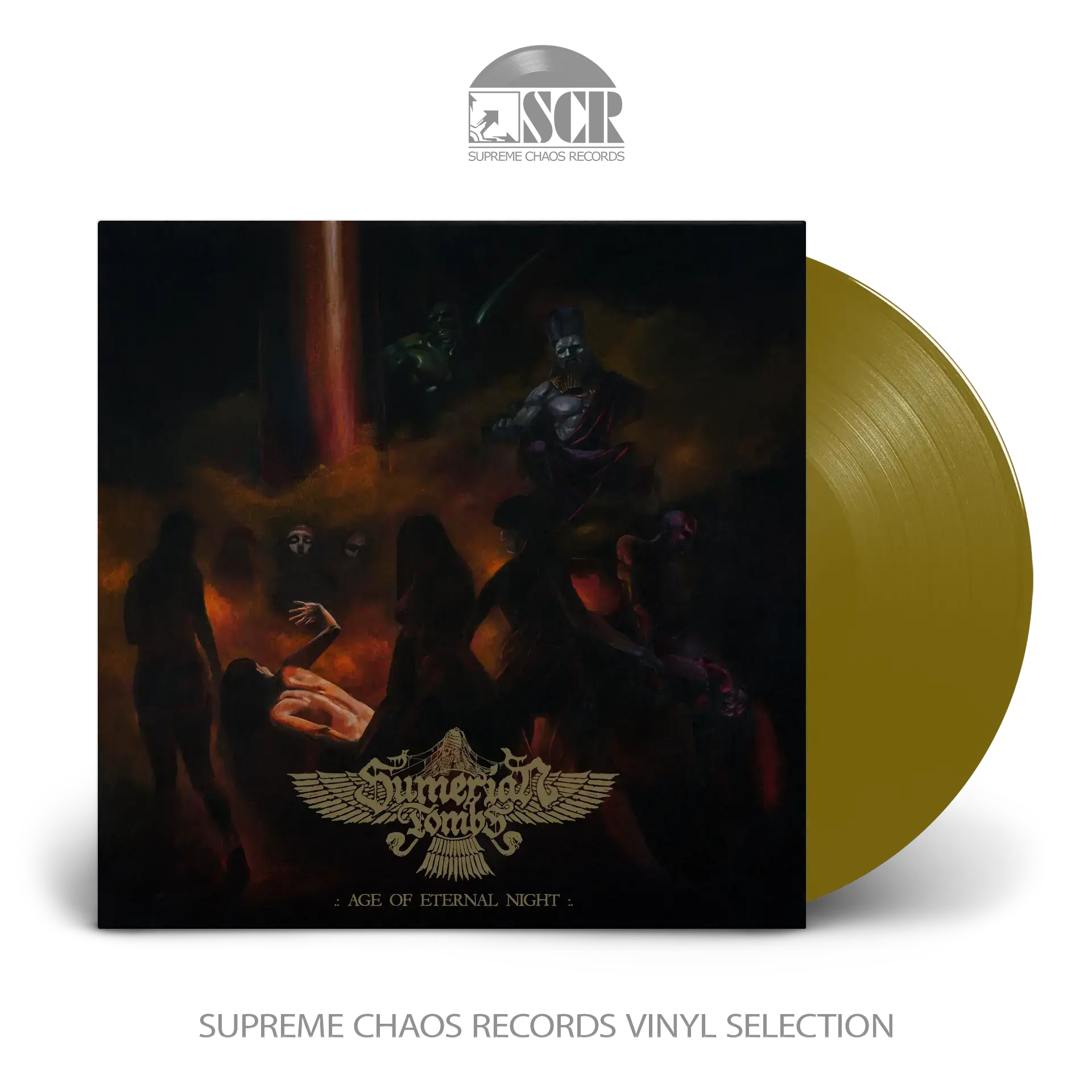 SUMERIAN TOMBS - Age Of Eternal Night · GOLD LP SUMERIAN TOMBS - Age Of Eternal Night · GOLD LP (Black Metal/Death Metal Vinyl)