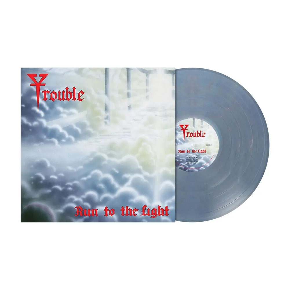 TROUBLE - Run To The Light · REDDISH/BLUE MARBLED LP