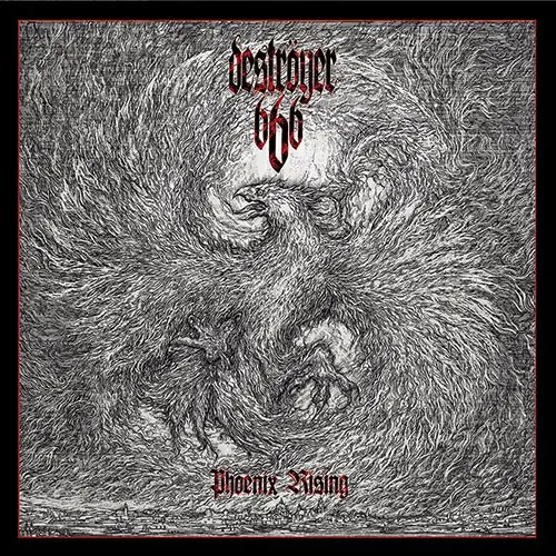 DESTRÖYER 666 - Phoenix Rising · WHITE/BLACK LP 1