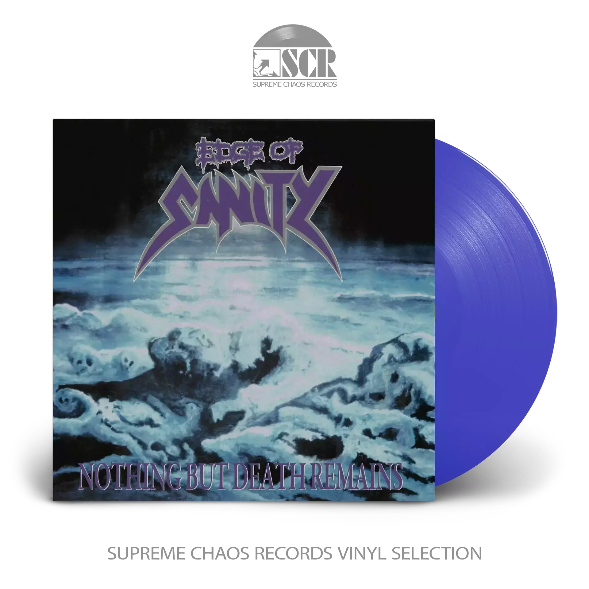 EDGE OF SANITY - Nothing But Death Remains (Re-issue 2024) · TRANSPARENT BLUE LP