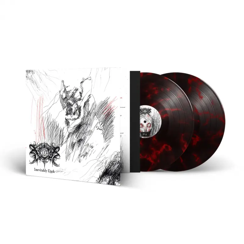 XASTHUR · Inevitably | RED/BLACK MARBLED DLP XASTHUR · Inevitably | RED/BLACK MARBLED DLP (Black Metal Vinyl)