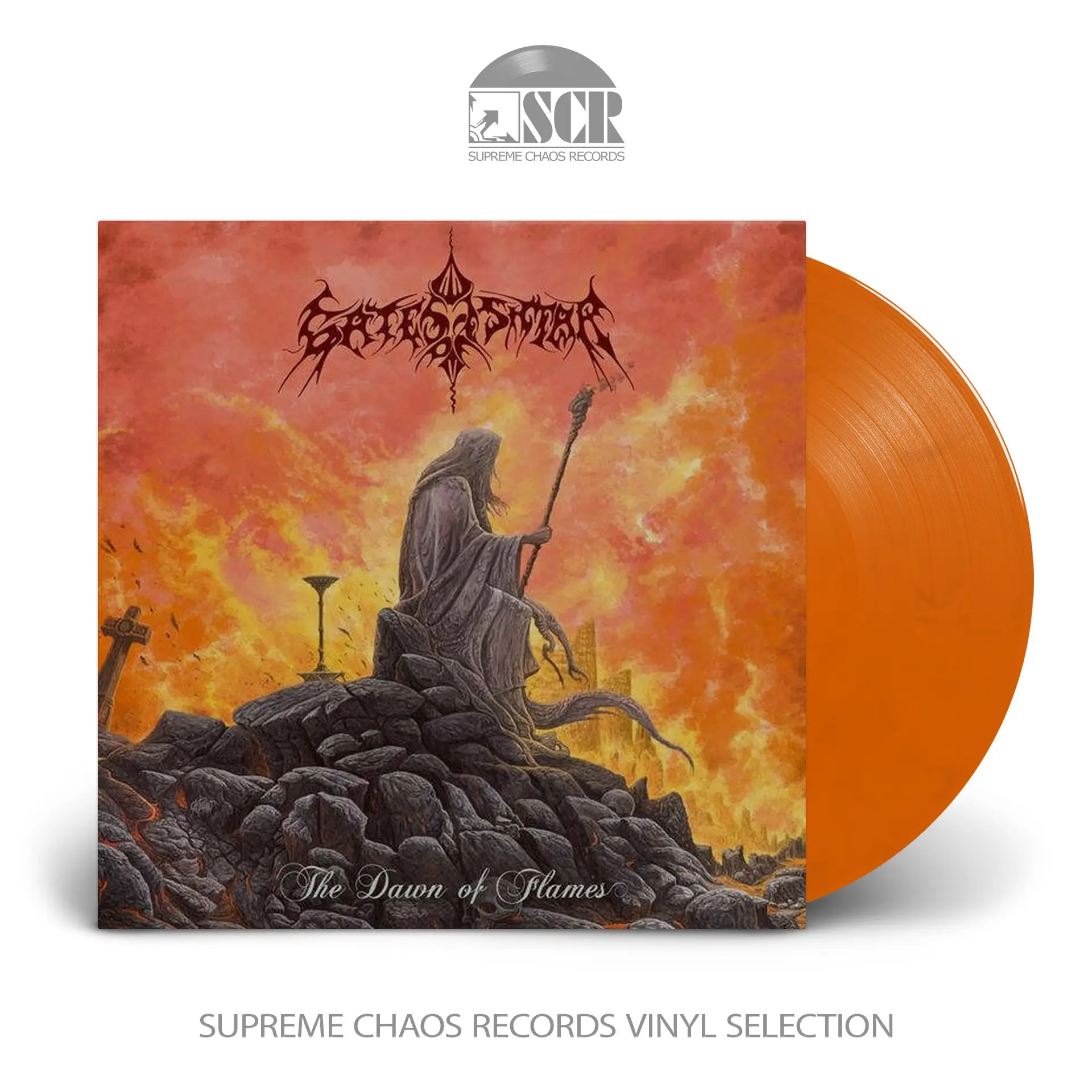 GATES OF ISHTAR - The Dawn Of Flames · ORANGE/BLACK MARBLED LP